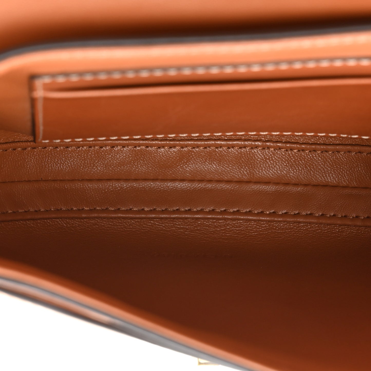 Natural Calfskin Besace Small 16 Tan