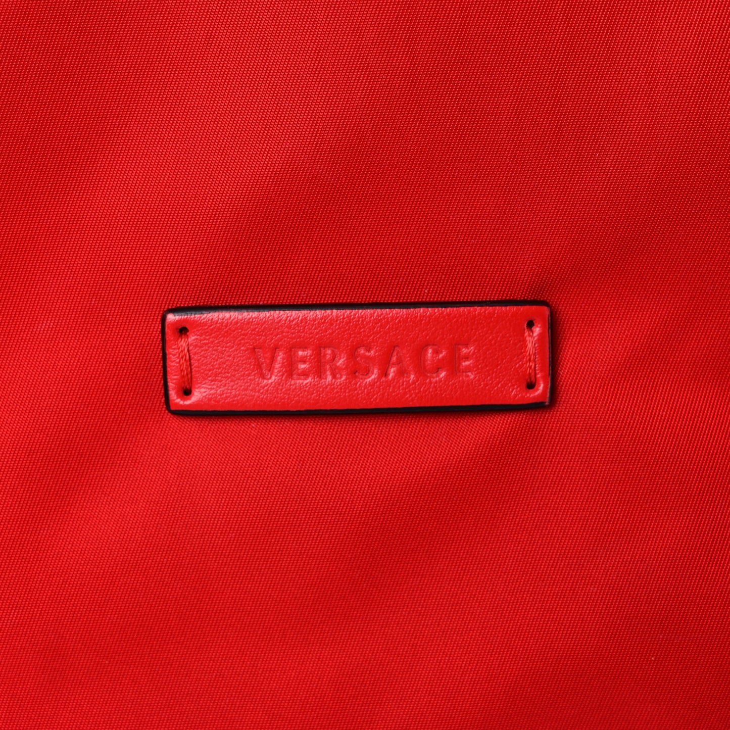 Nylon Medusa Drawstring Backpack Red