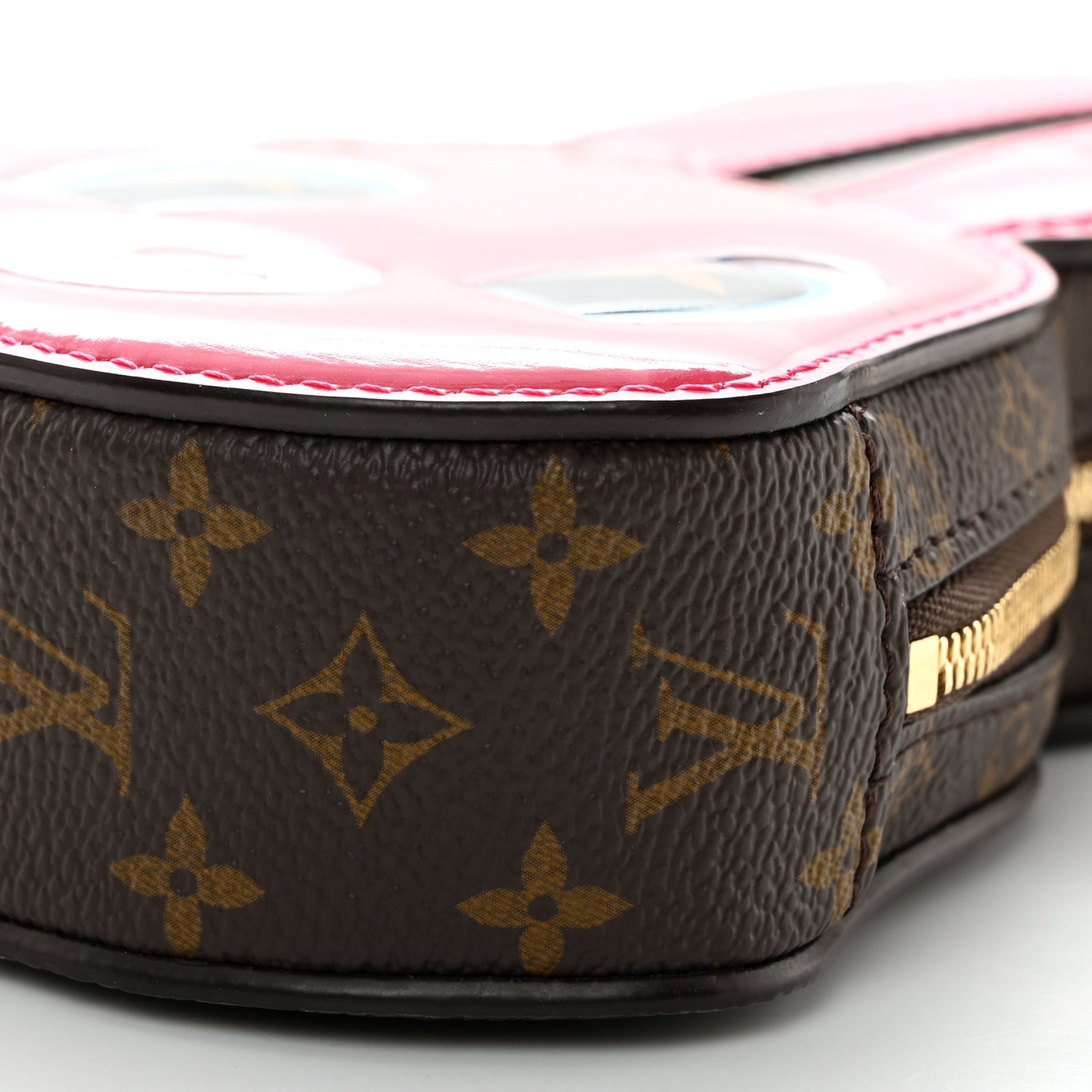 Monogram Rabbit Wallet On Chain Pink
