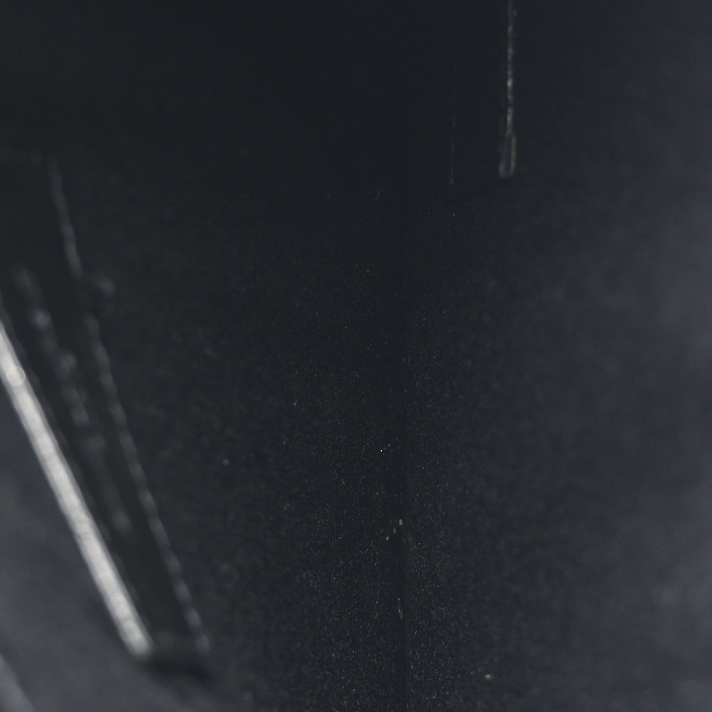 Calfskin Crocodile Embossed Monogram Uptown Baby Pouch Black