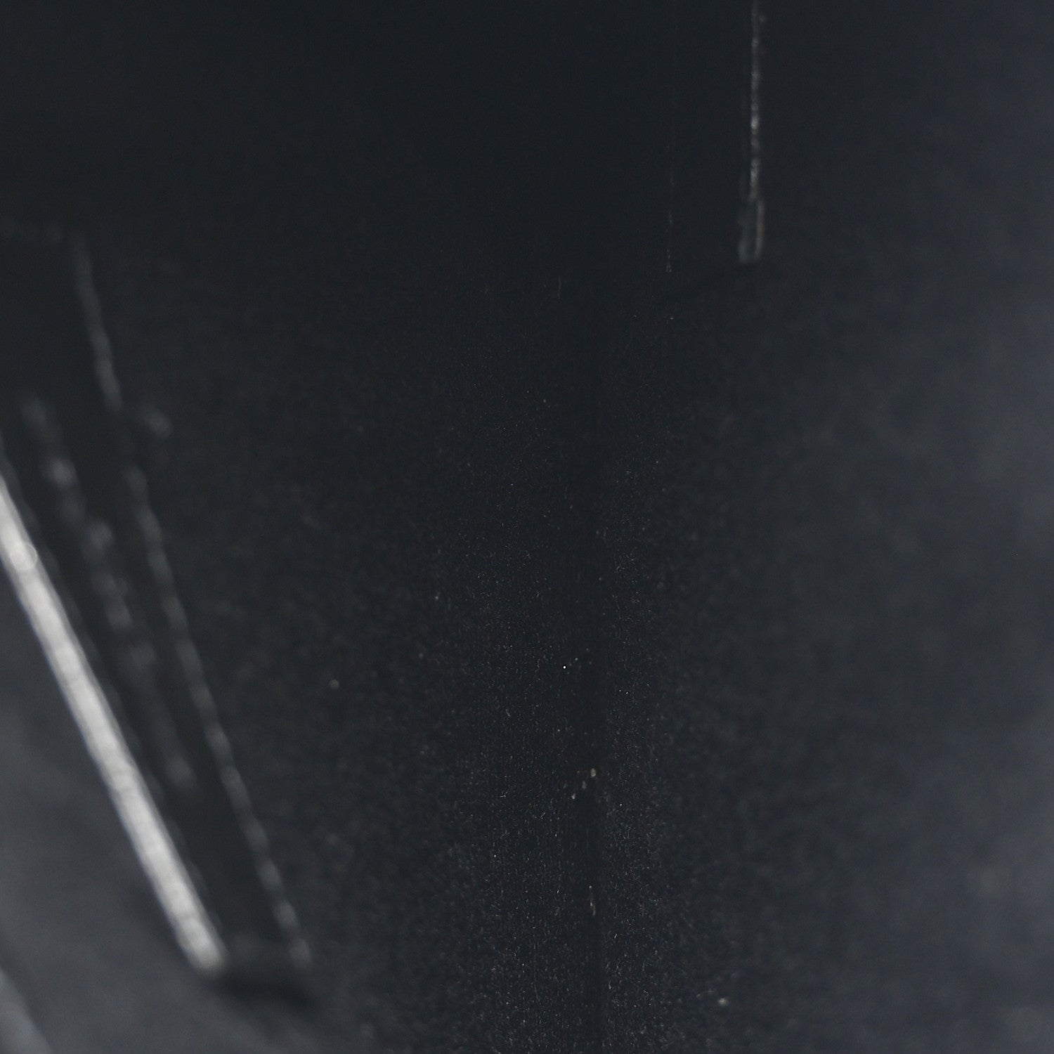 Saint Laurent Calfskin Crocodile Embossed Monogram Uptown Baby Pouch Black 5 of 7