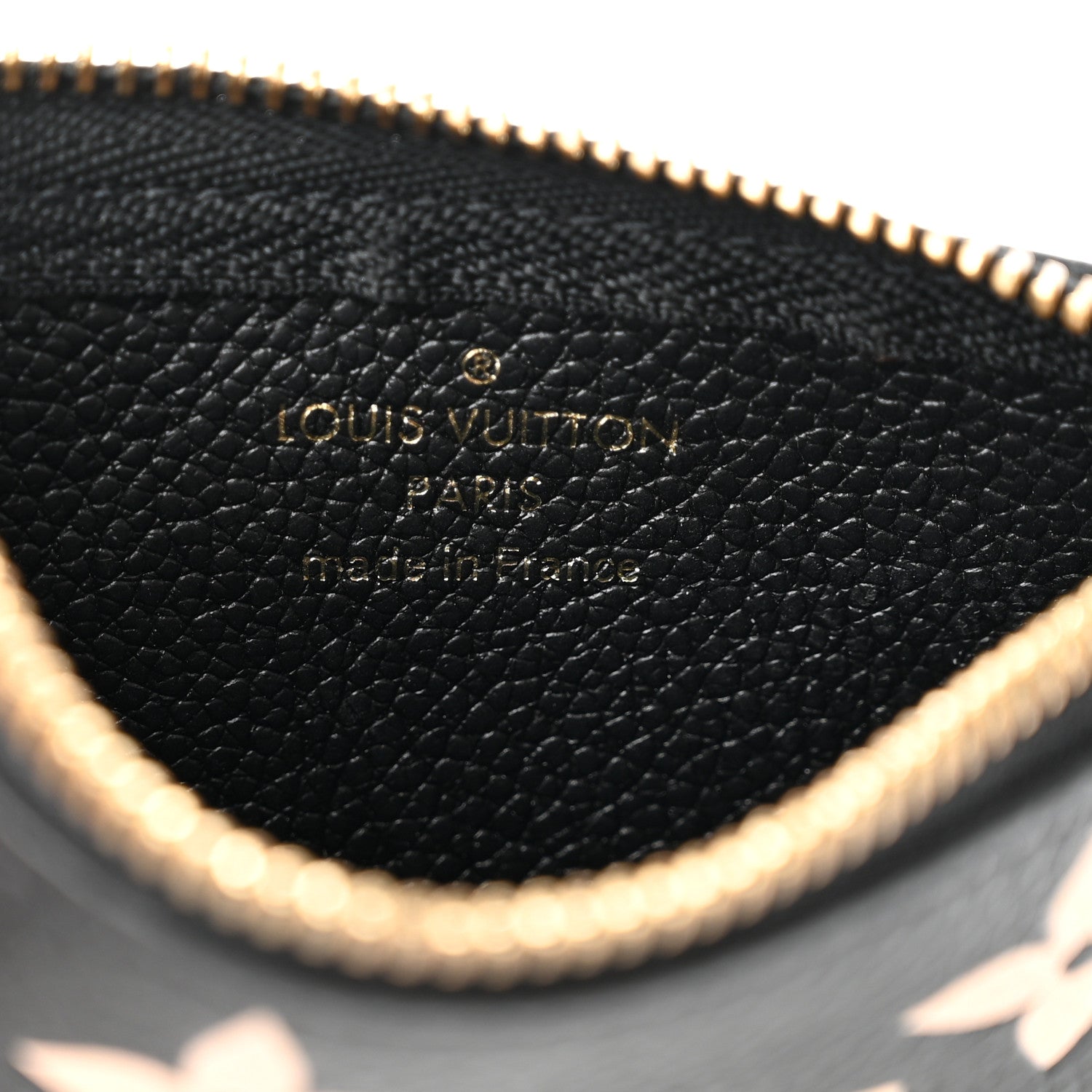 Louis Vuitton Empreinte Monogram Giant Key Pouch Black Beige 6 of 7