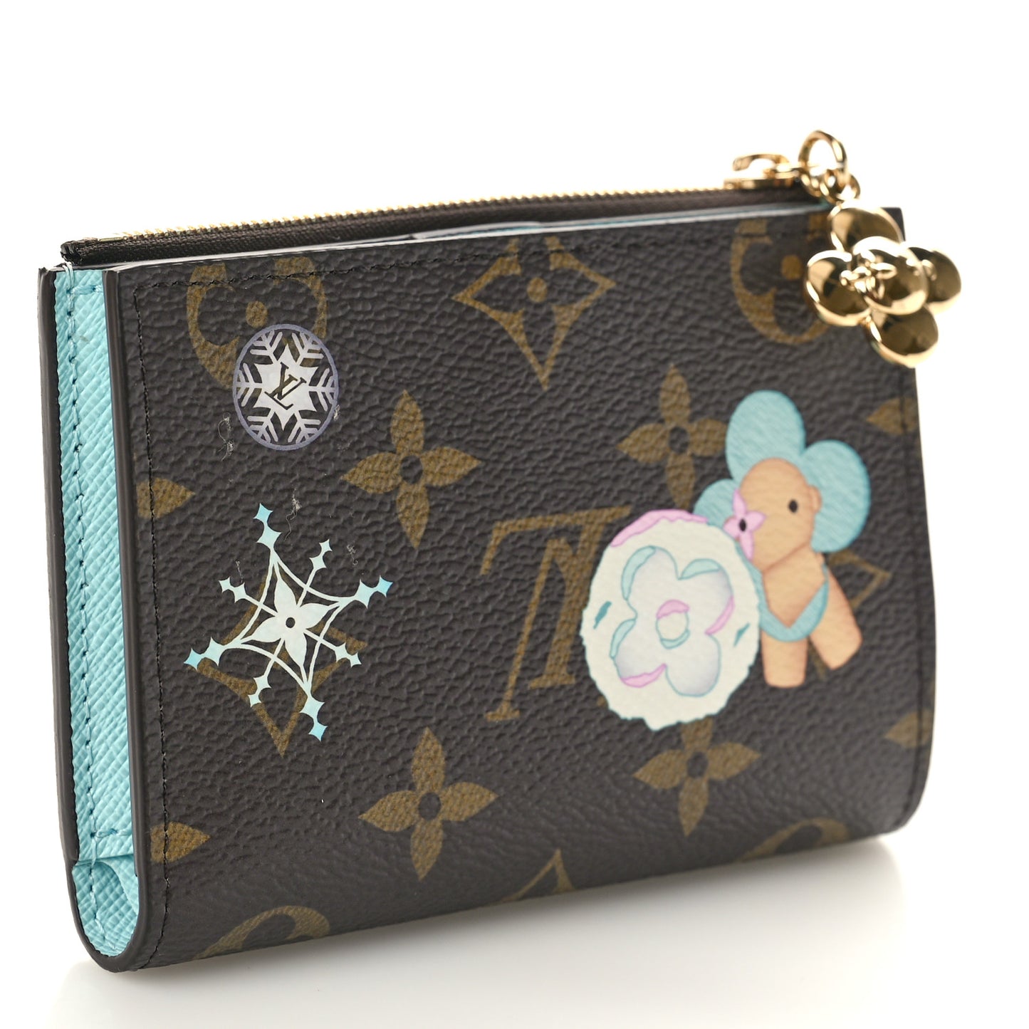 Monogram Snow Show Lisa Wallet Azur Frost