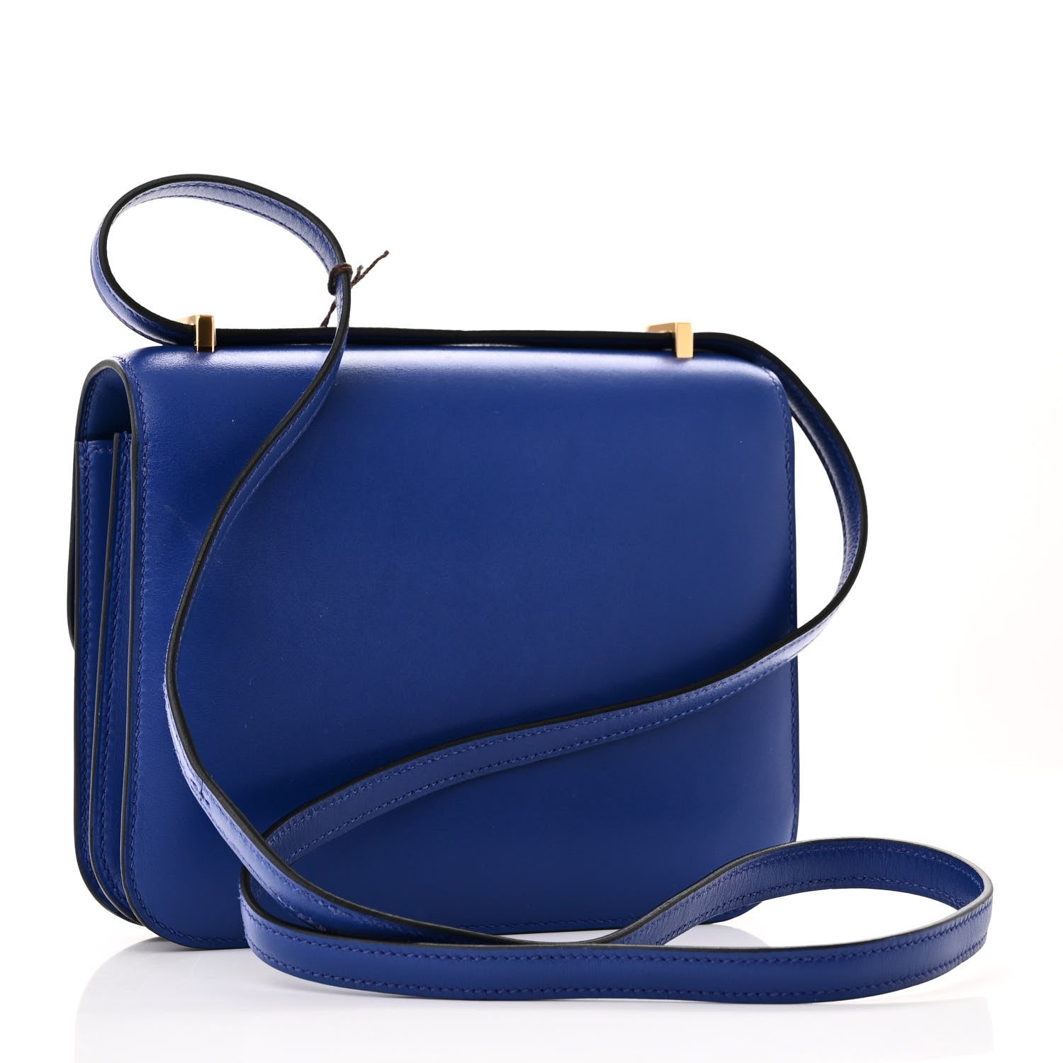 Hermes Tadelakt Constance 18 Bleu Electrique 3 of 10