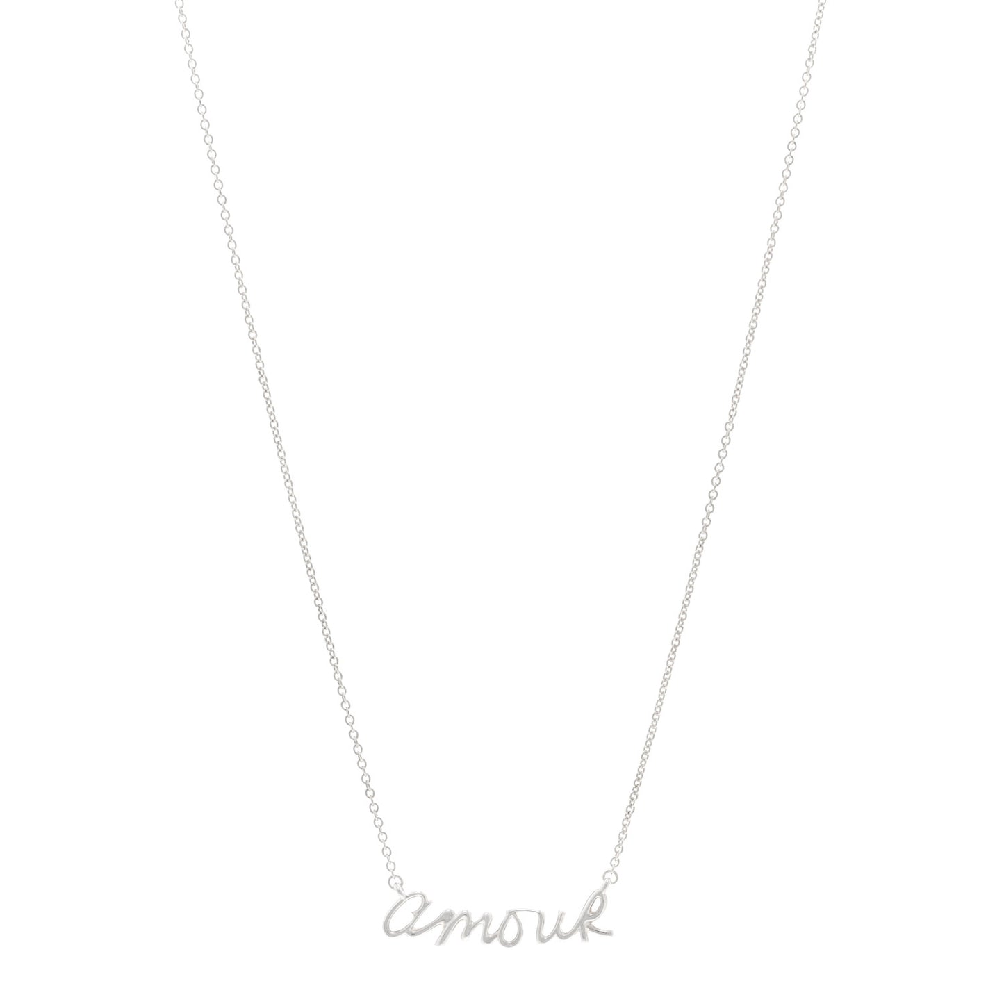 Sterling Silver Paloma Picasso Amour Pendant Necklace