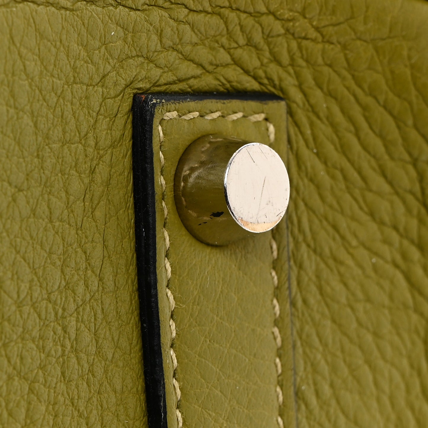 Taurillon Clemence Birkin 35 Vert Chartreuse