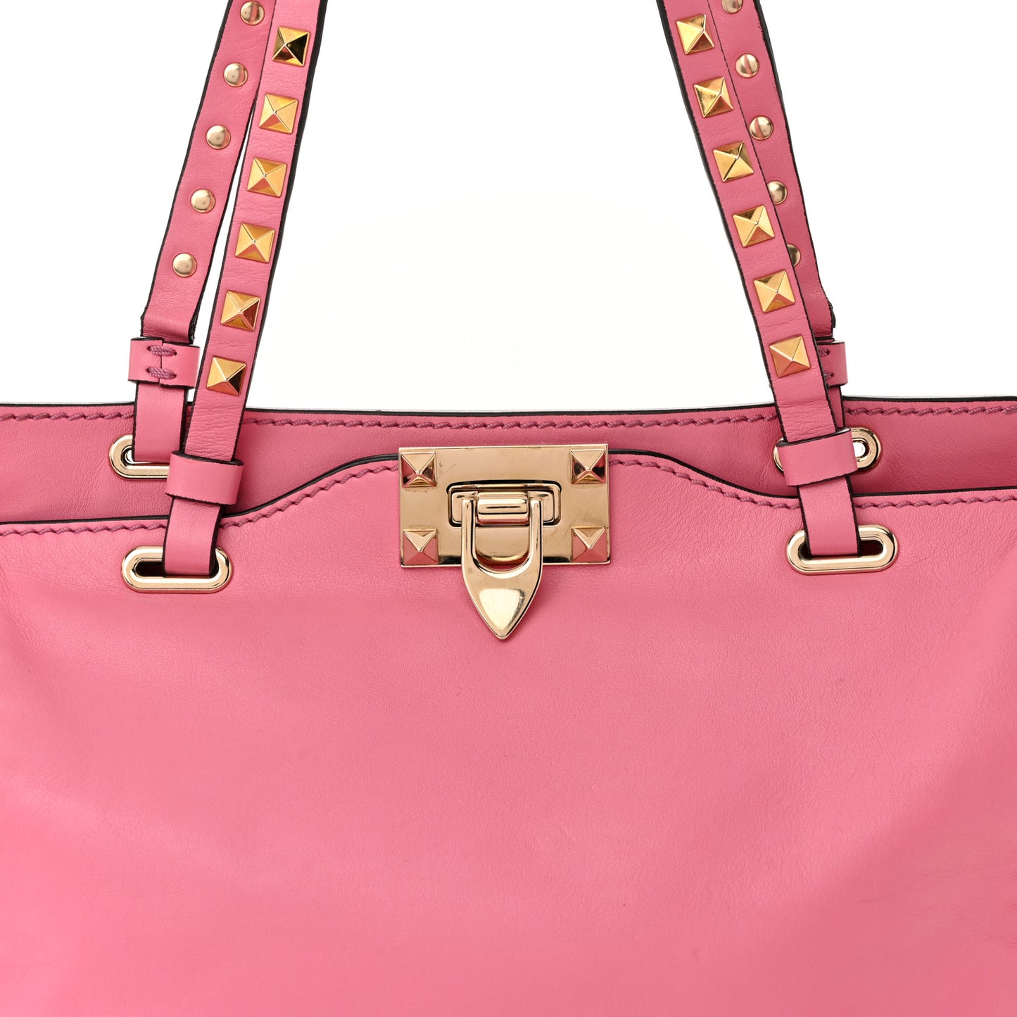 Vitello Small Rockstud Tote Ninphea