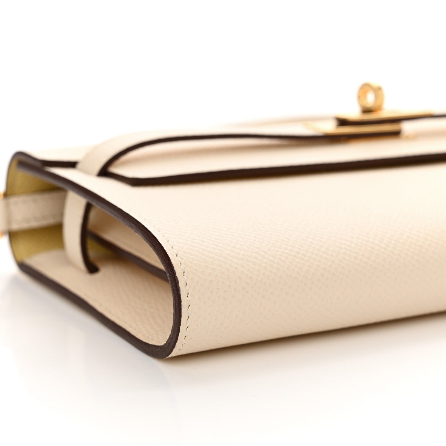 Hermes Epsom Verso Kelly Wallet To Go Nata Jaune Poussin 9 of 10