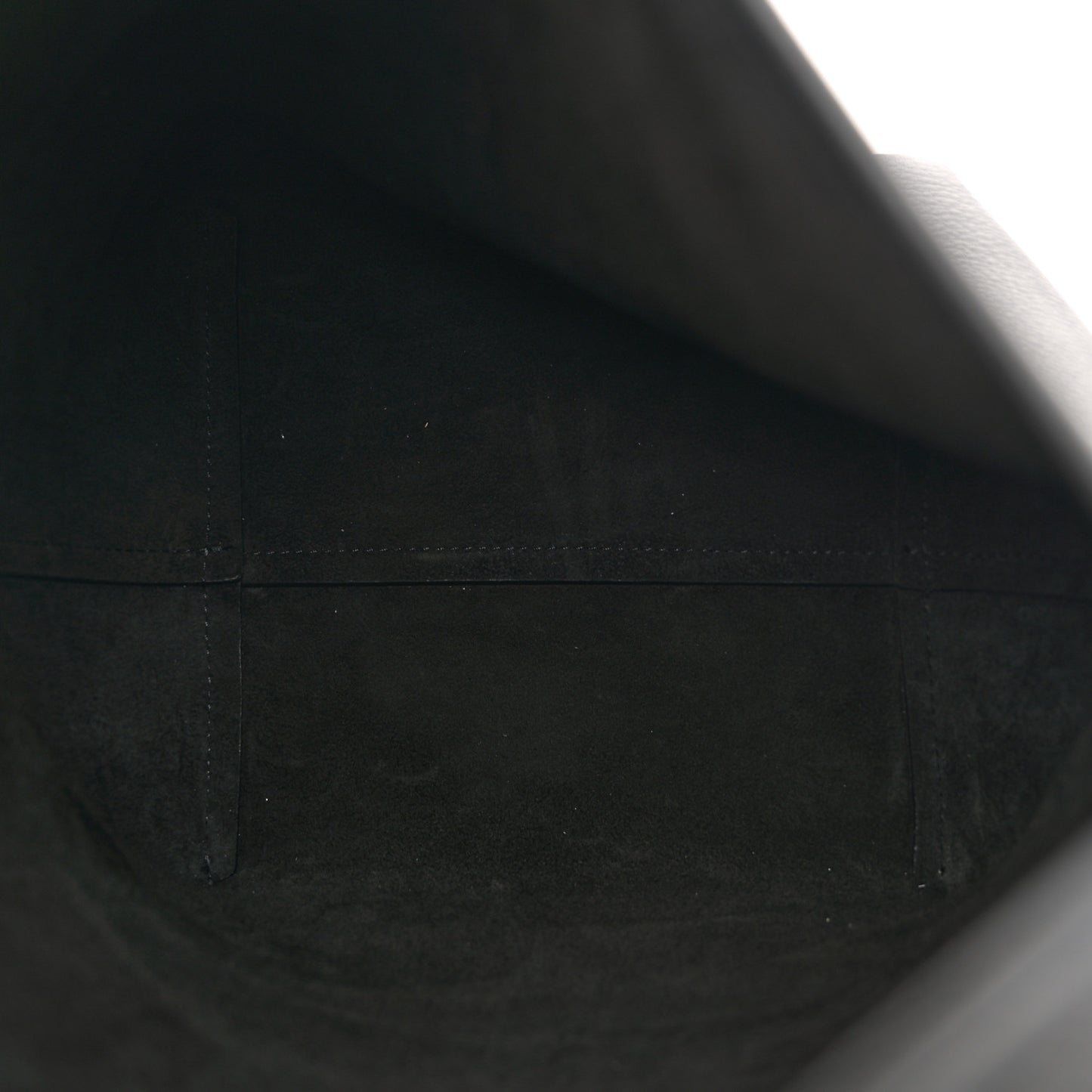 Grained Calfskin Medium N/S Park Tote Black