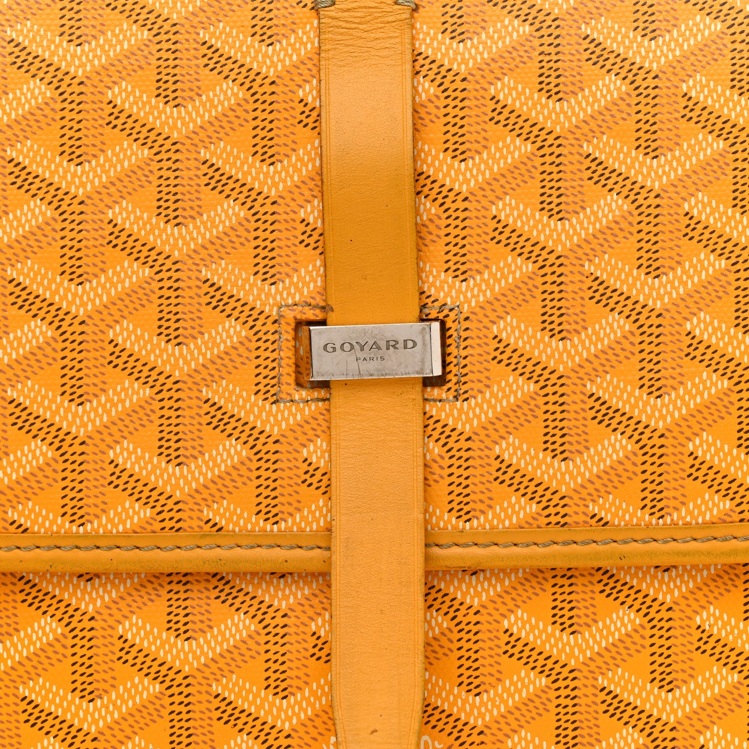 Goyard Goyardine Belvedere II MM Messenger Bag Yellow 7 of 22