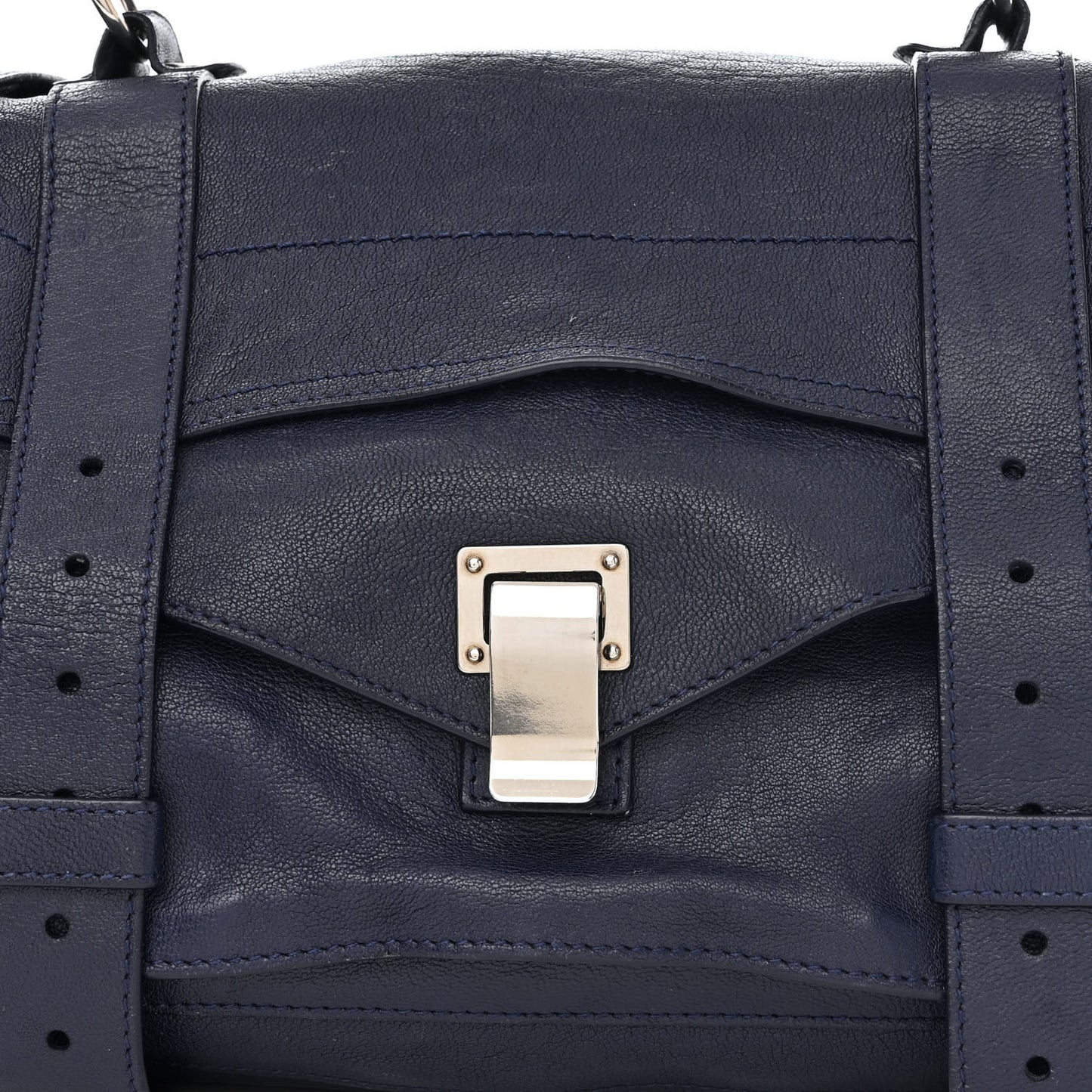 Lambskin Medium PS1 Satchel Midnight