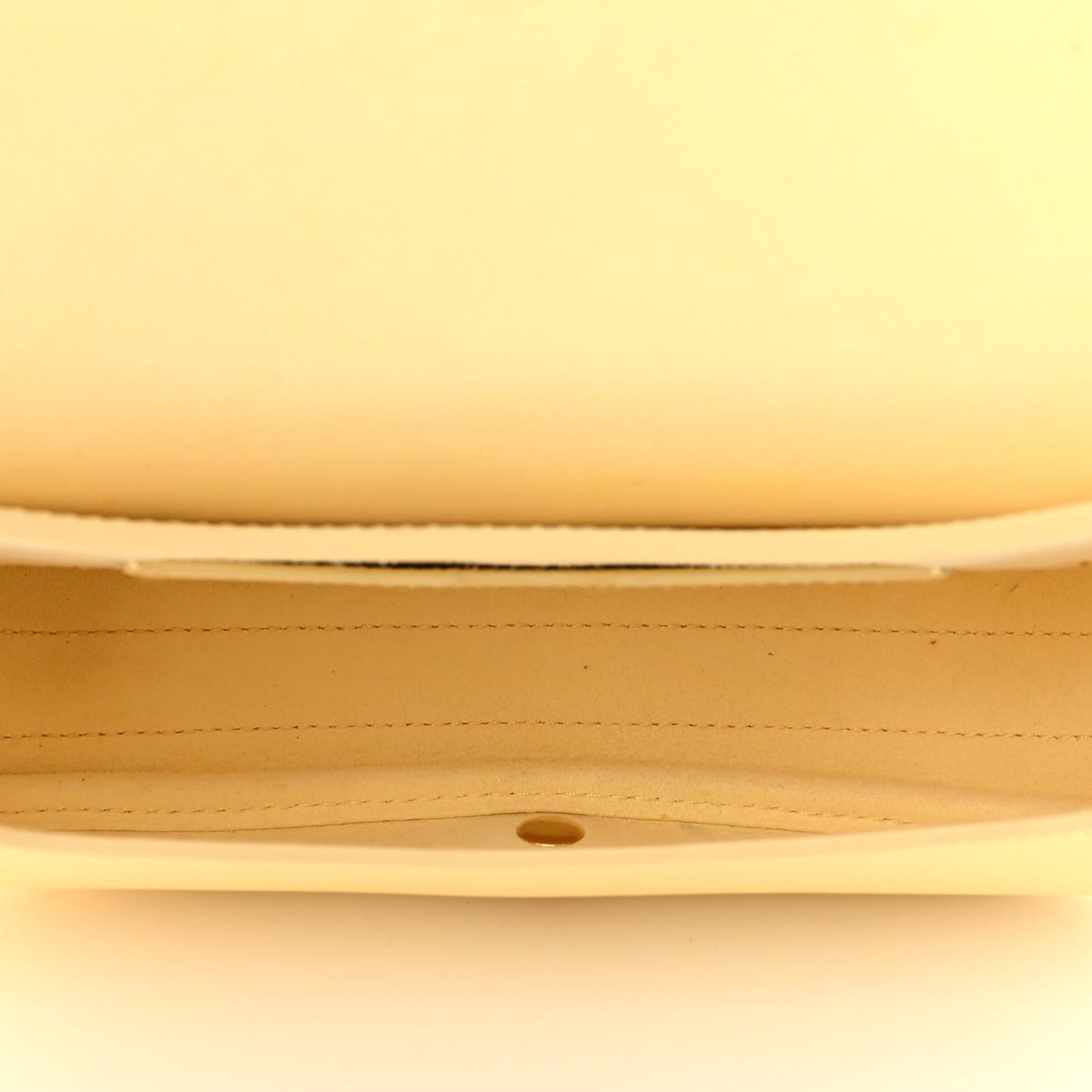 Box Calfskin East West Bobby Bag Pale Yellow