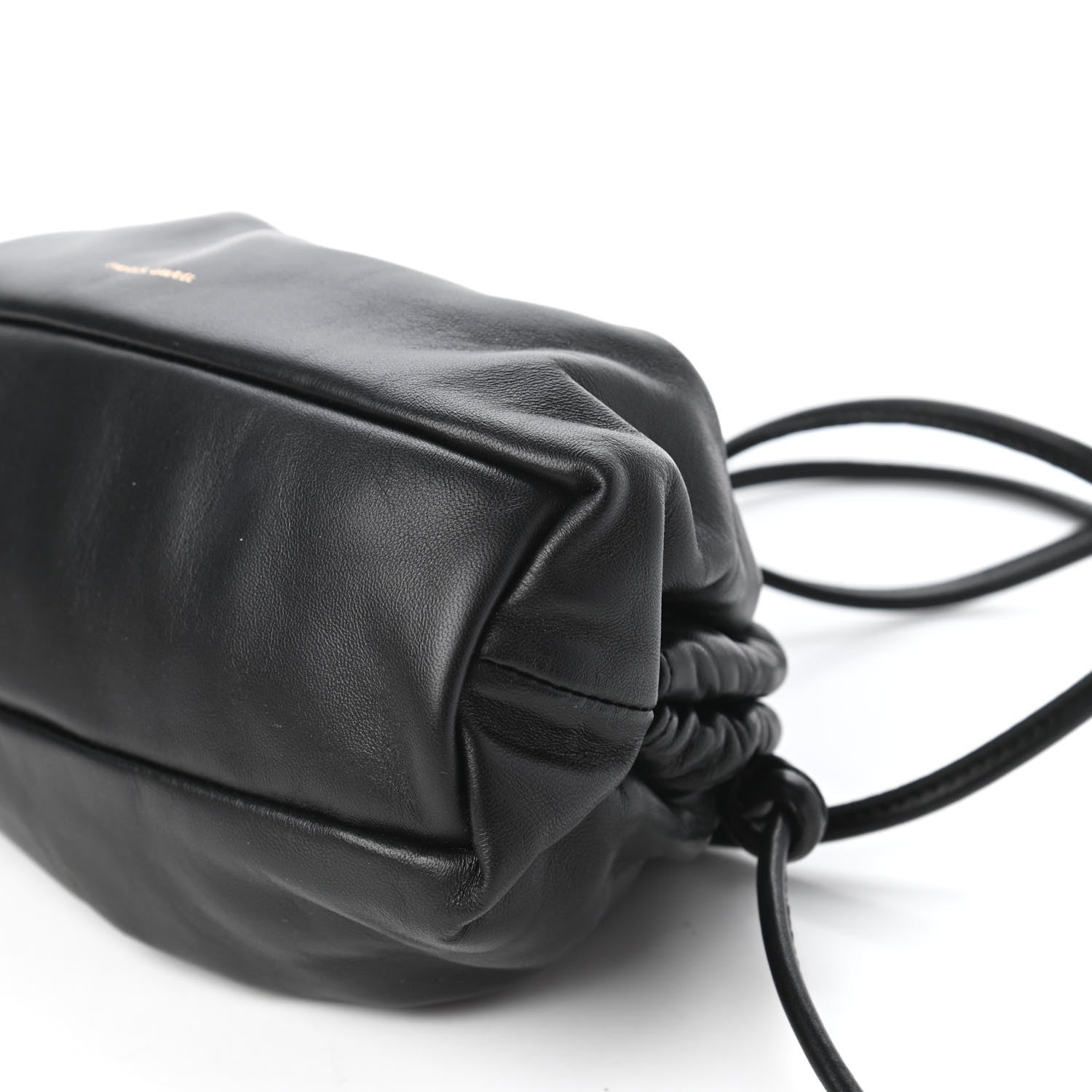 Mansur Gavriel Lambskin Mini Cloud Clutch Black Flamma 7 of 9