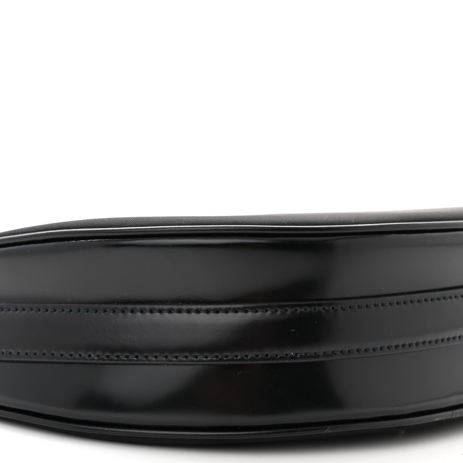 Prada Re-Nylon Spazzolato Arque Shoulder Bag Black 8 of 10