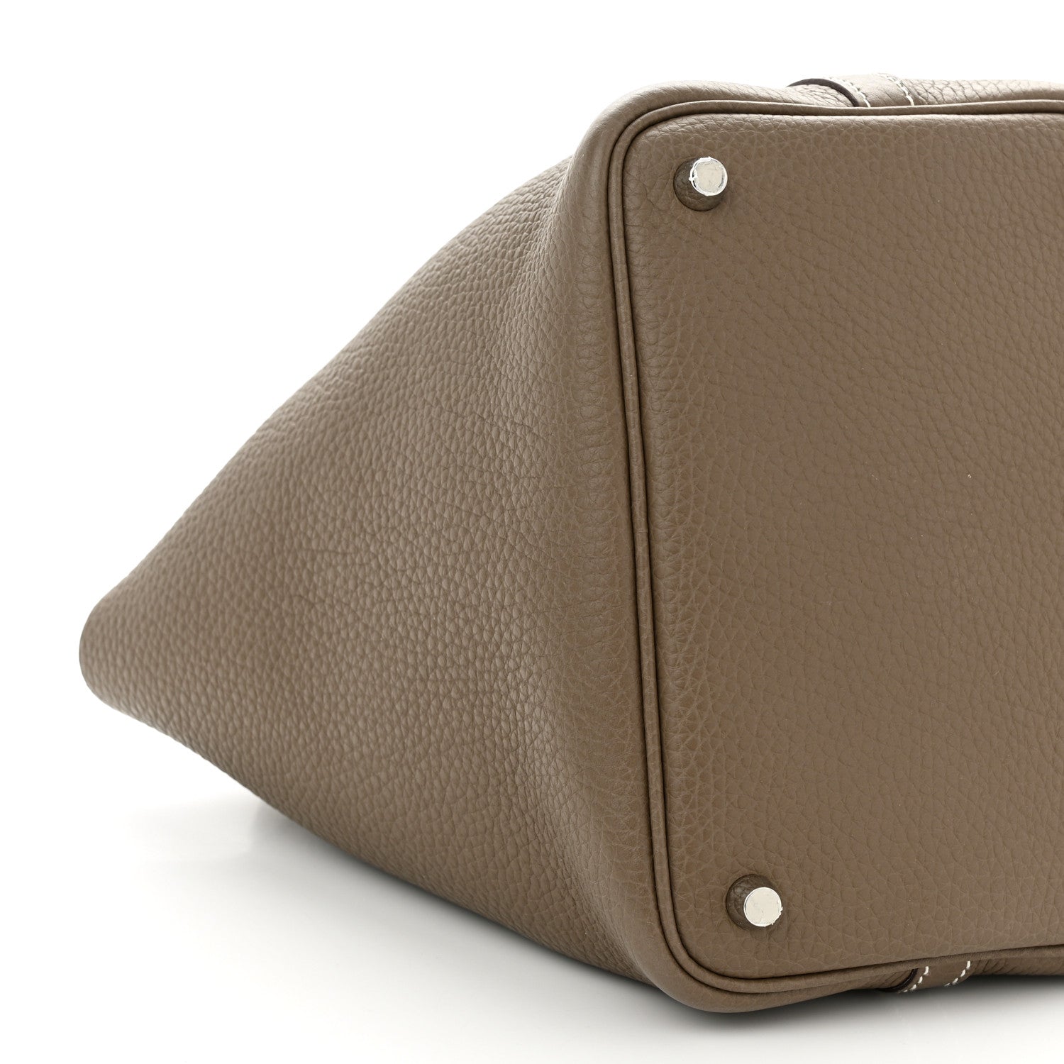 Hermes Taurillon Clemence Picotin Lock 18 PM Etoupe 9 of 10