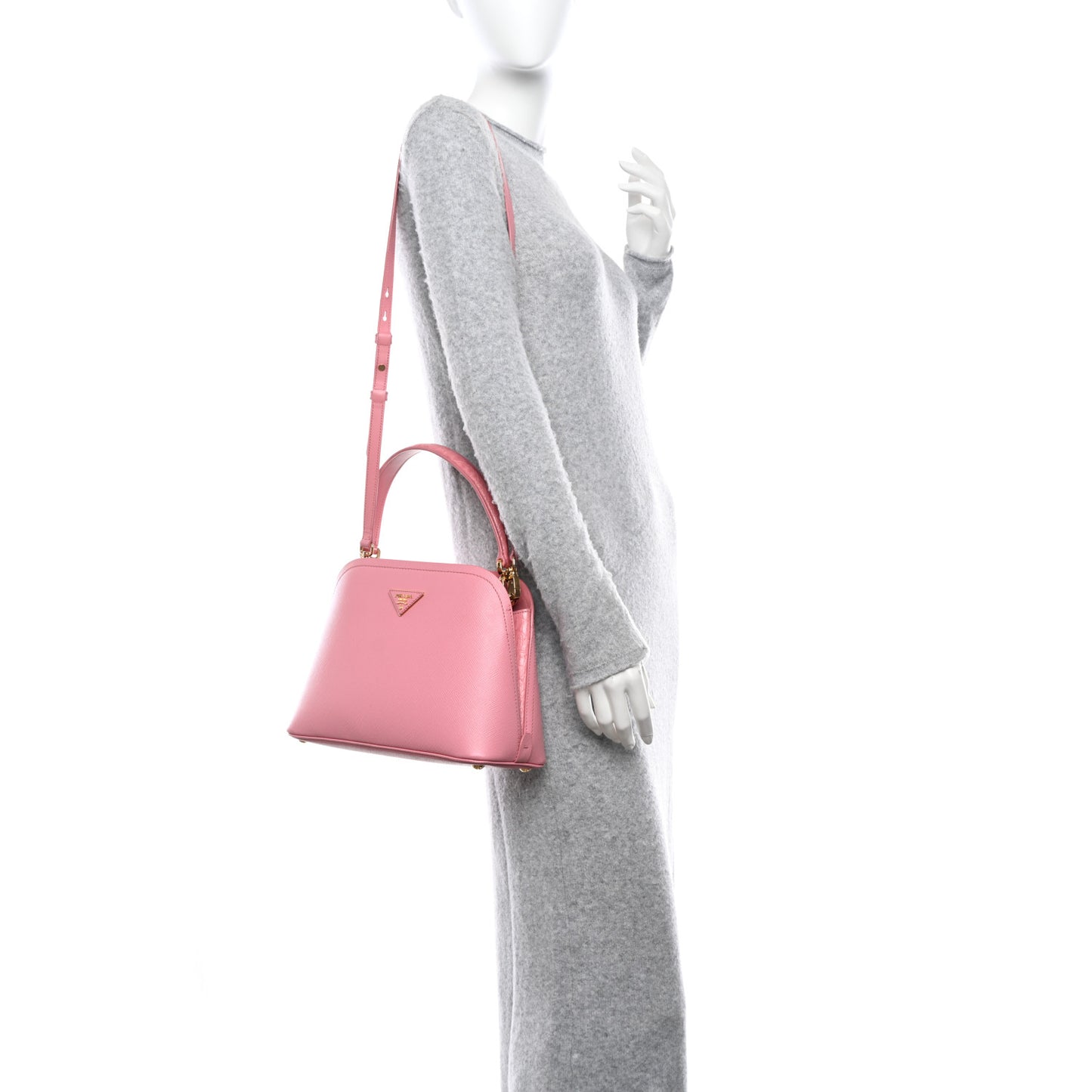 Saffiano Cuir Small Matinee Tote Petalo