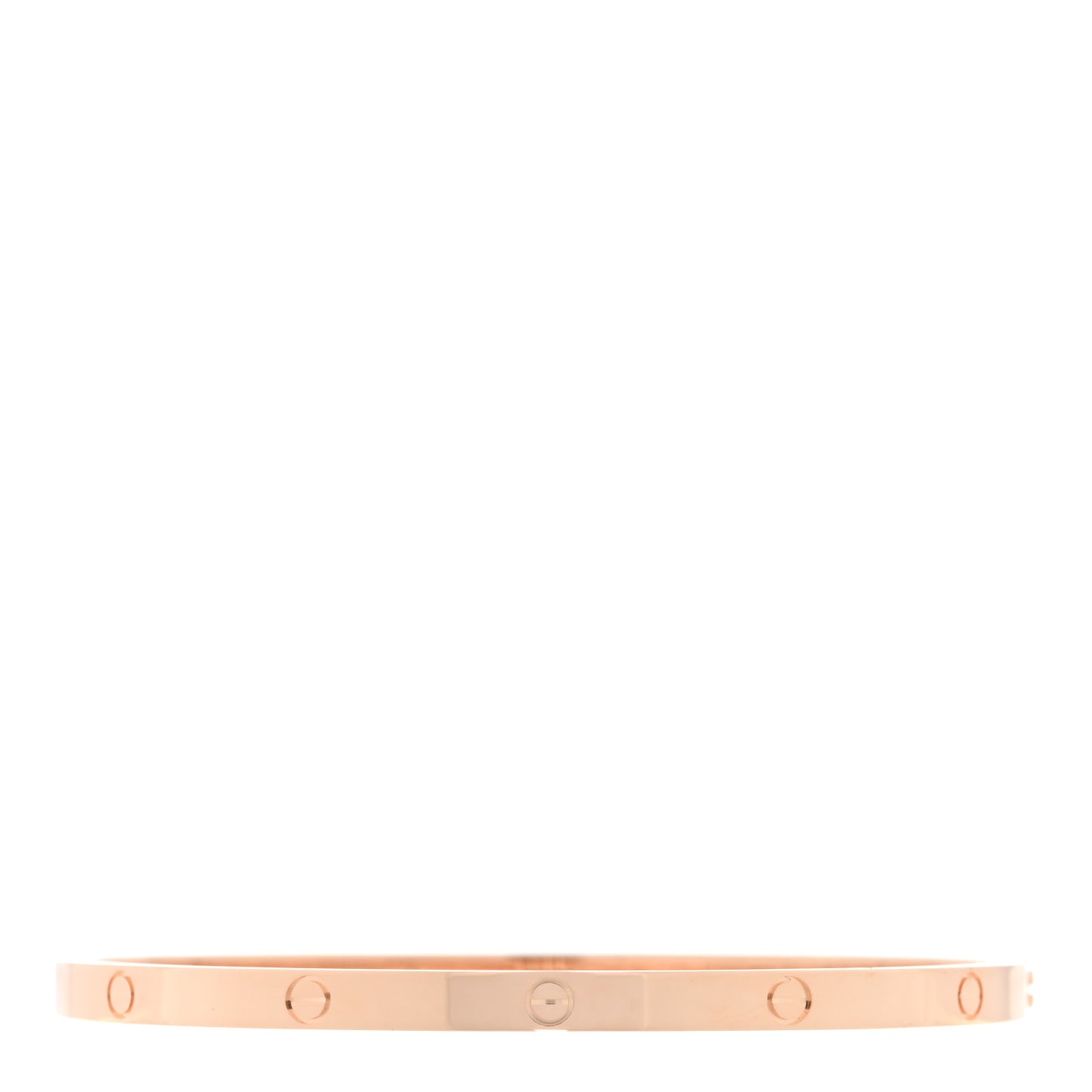 18K Pink Gold Small LOVE Bracelet 17