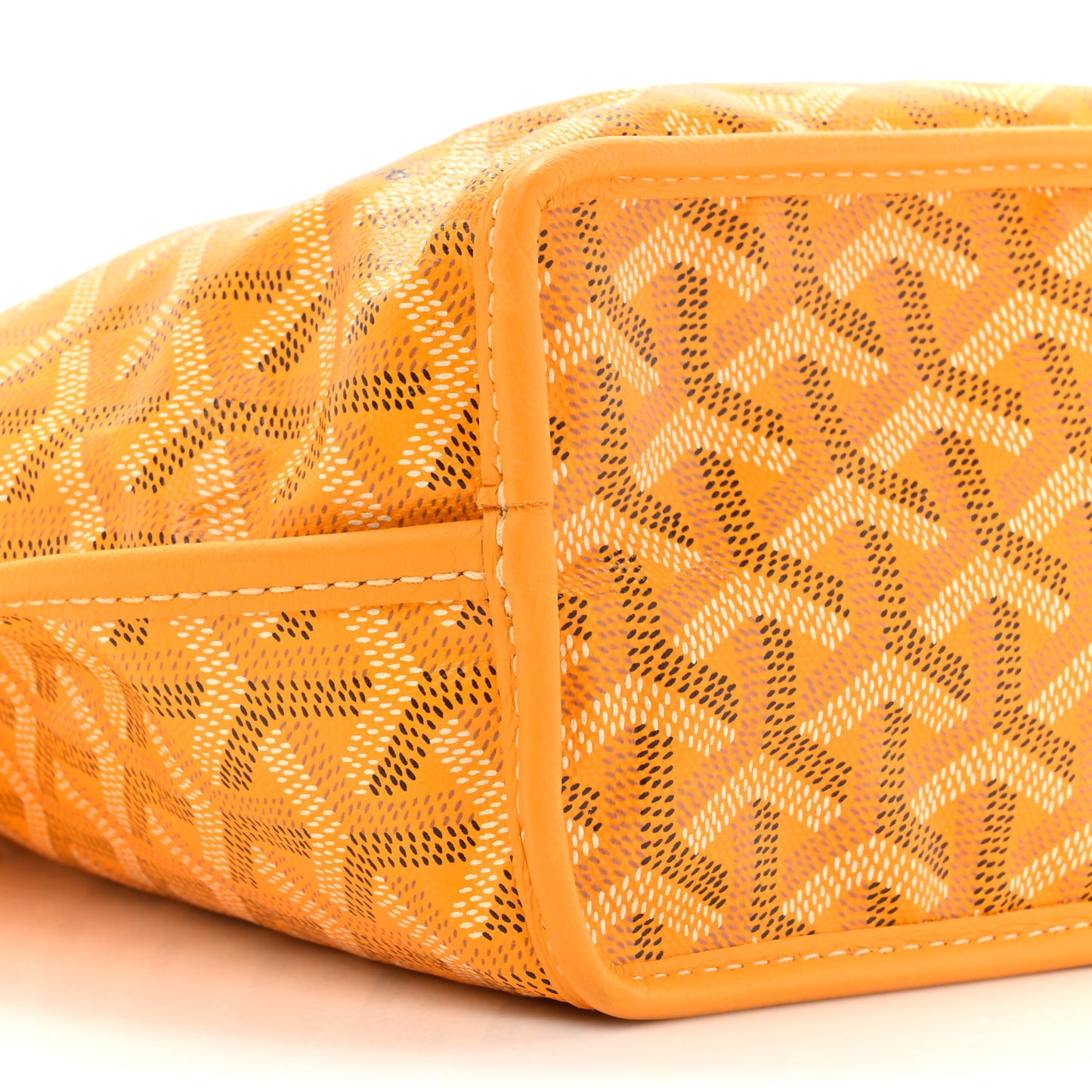 Goyardine Reversible Mini Anjou Yellow