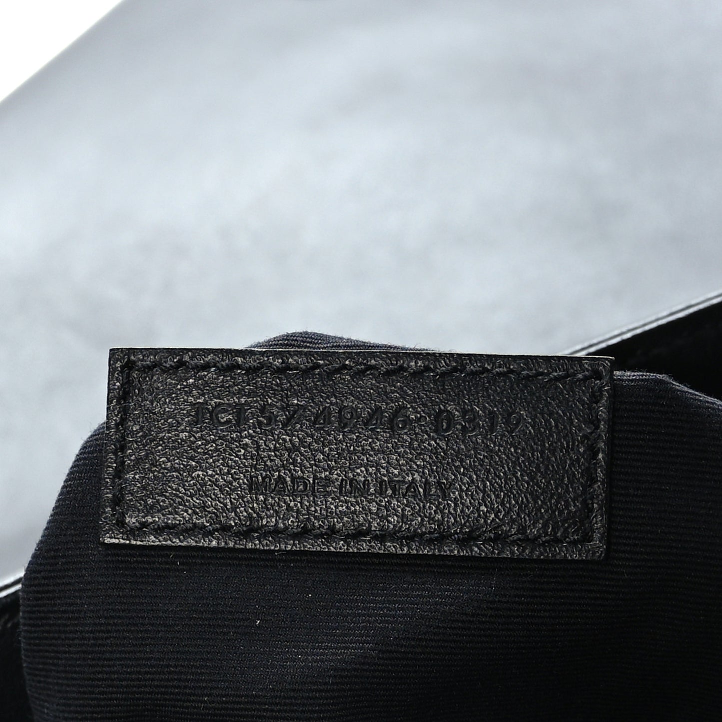 Calfskin Y Quilted Monogram Monochrome Medium Loulou Chain Satchel Black