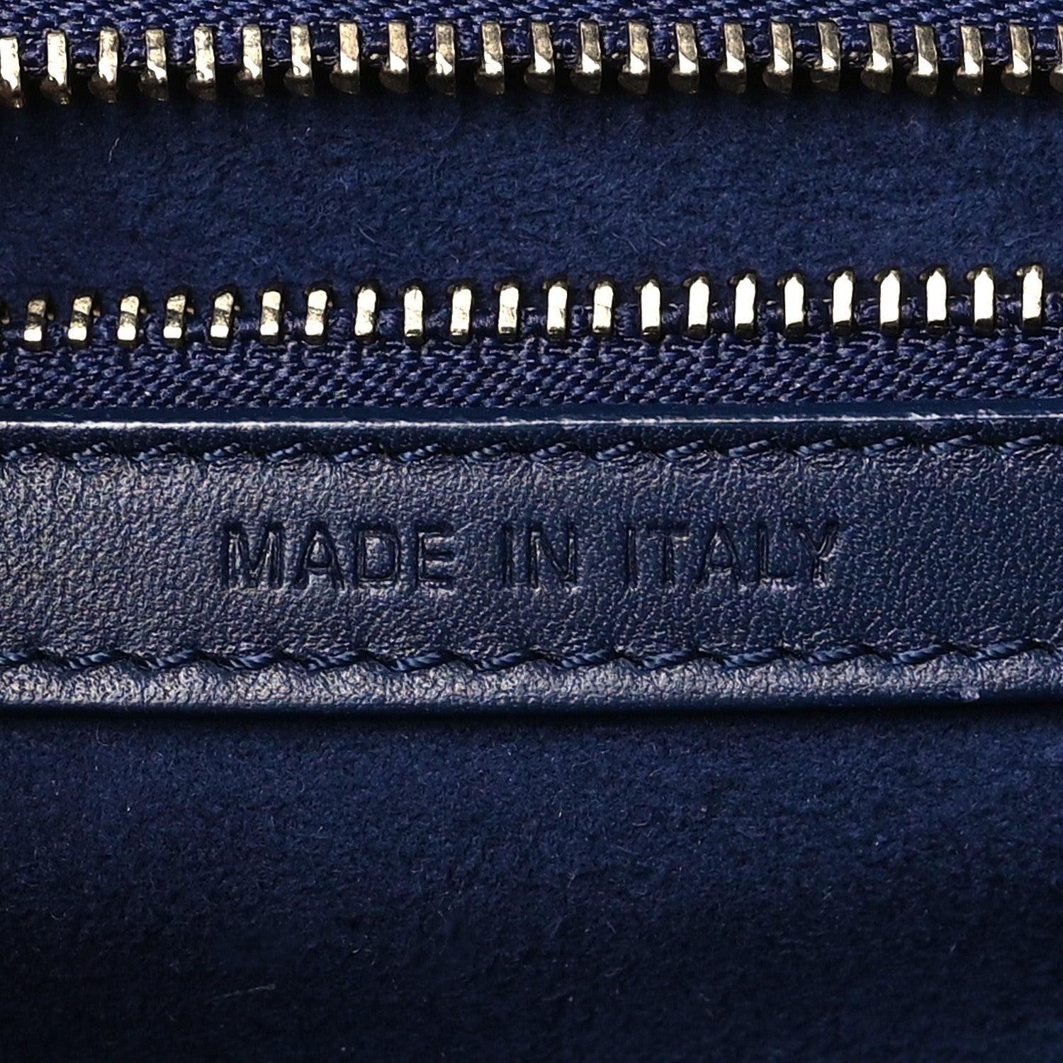 Christian Dior Lambskin Studded Medium Diorama Flap Bag Navy Blue 8 of 12
