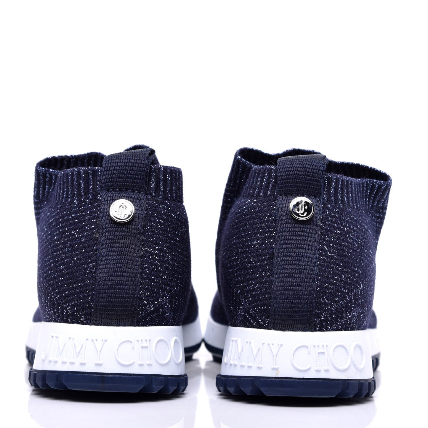 Lurex Knit Norway Sneakers 36.5 Navy
