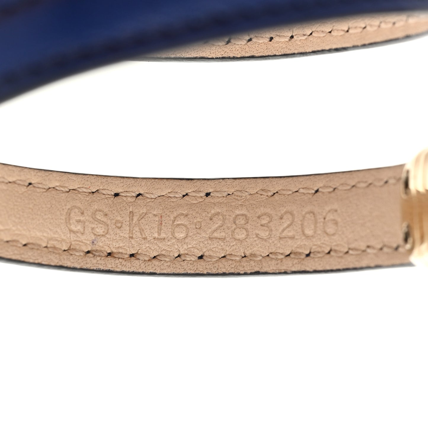 Patent Serpenti Forever Wrap Bracelet Blue