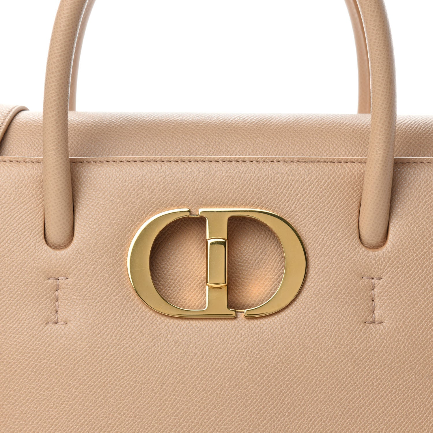 Christian Dior Grained Calfskin Large St. Honore Tote Beige 8 of 8