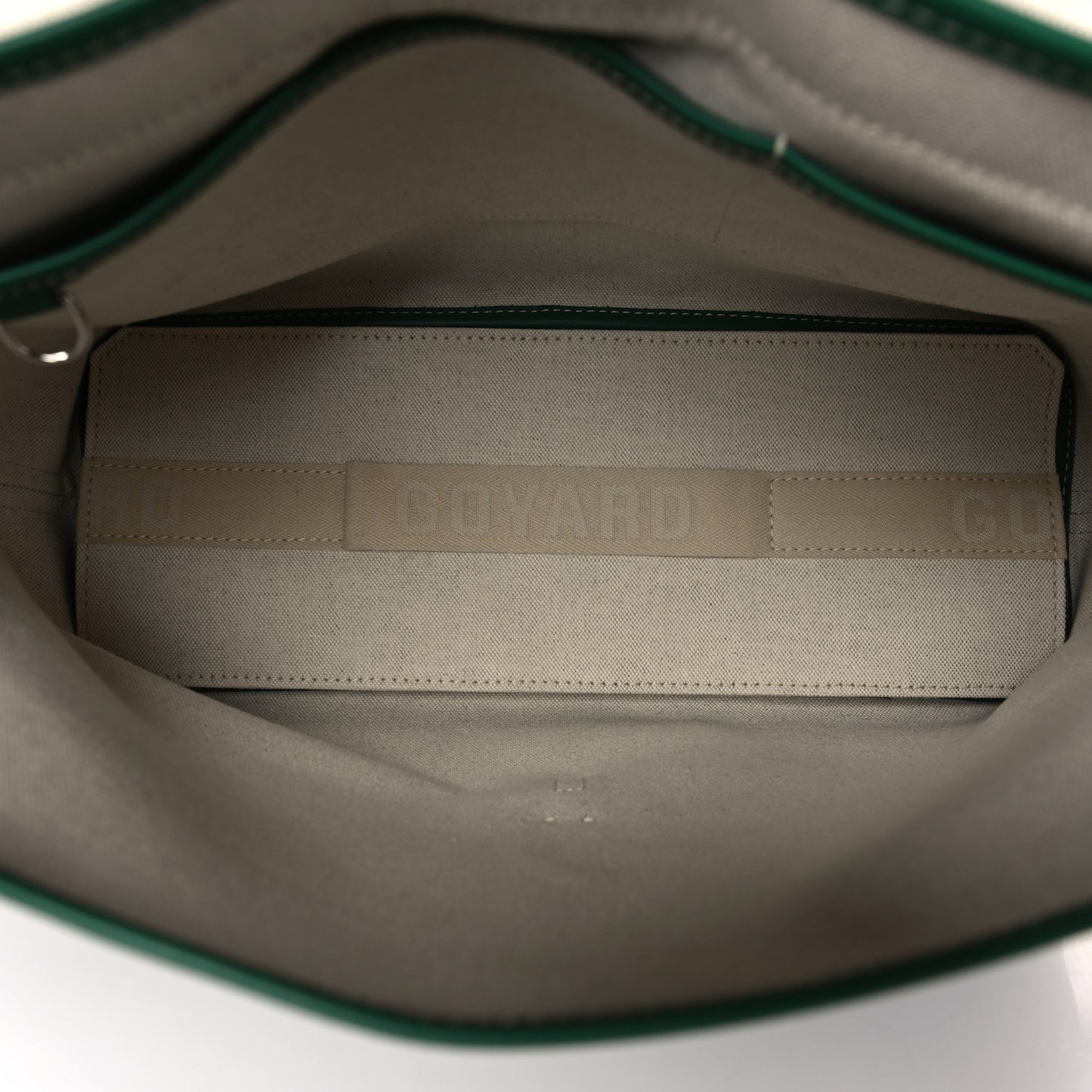 Goyardine Capetien Messenger Bag Green