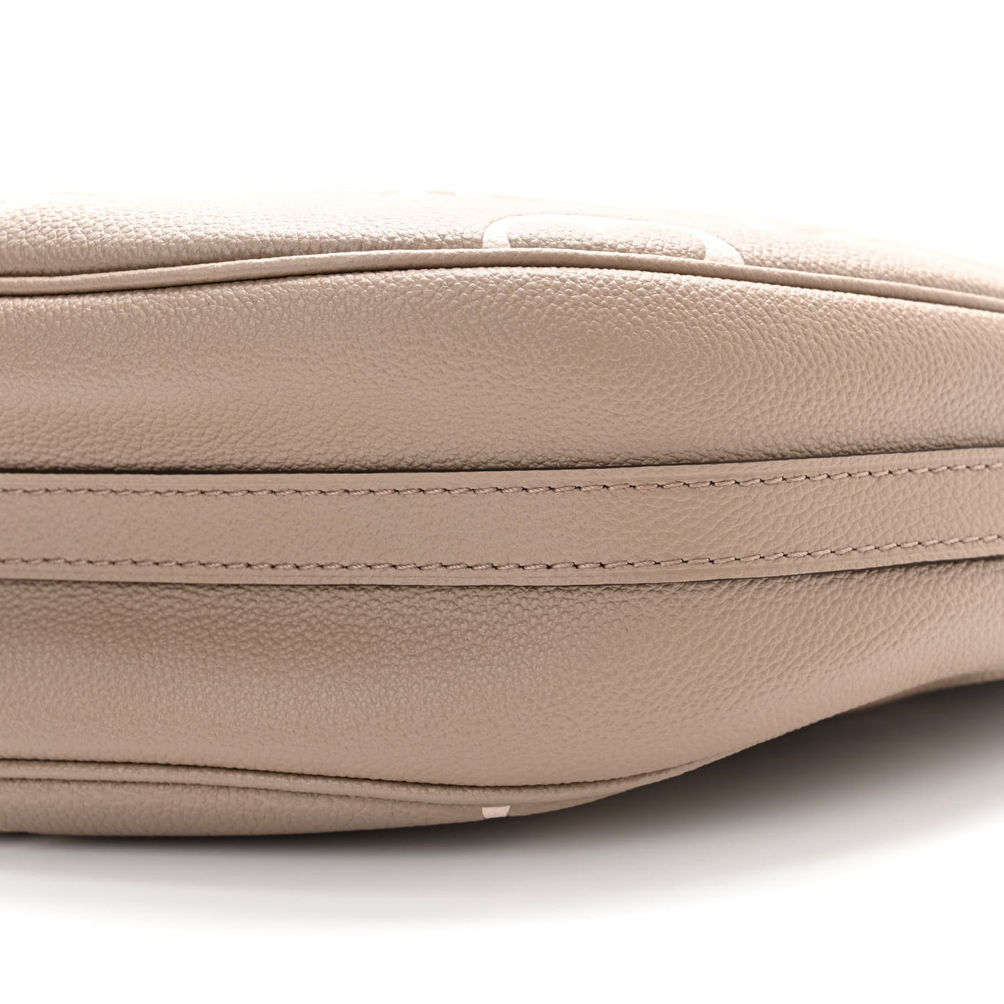 Empreinte Monogram Giant Loop Hobo Dove Gray Cream