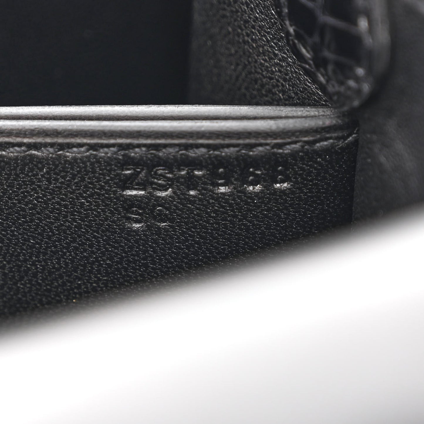 Shiny Alligator Mini Sac Roulis Black