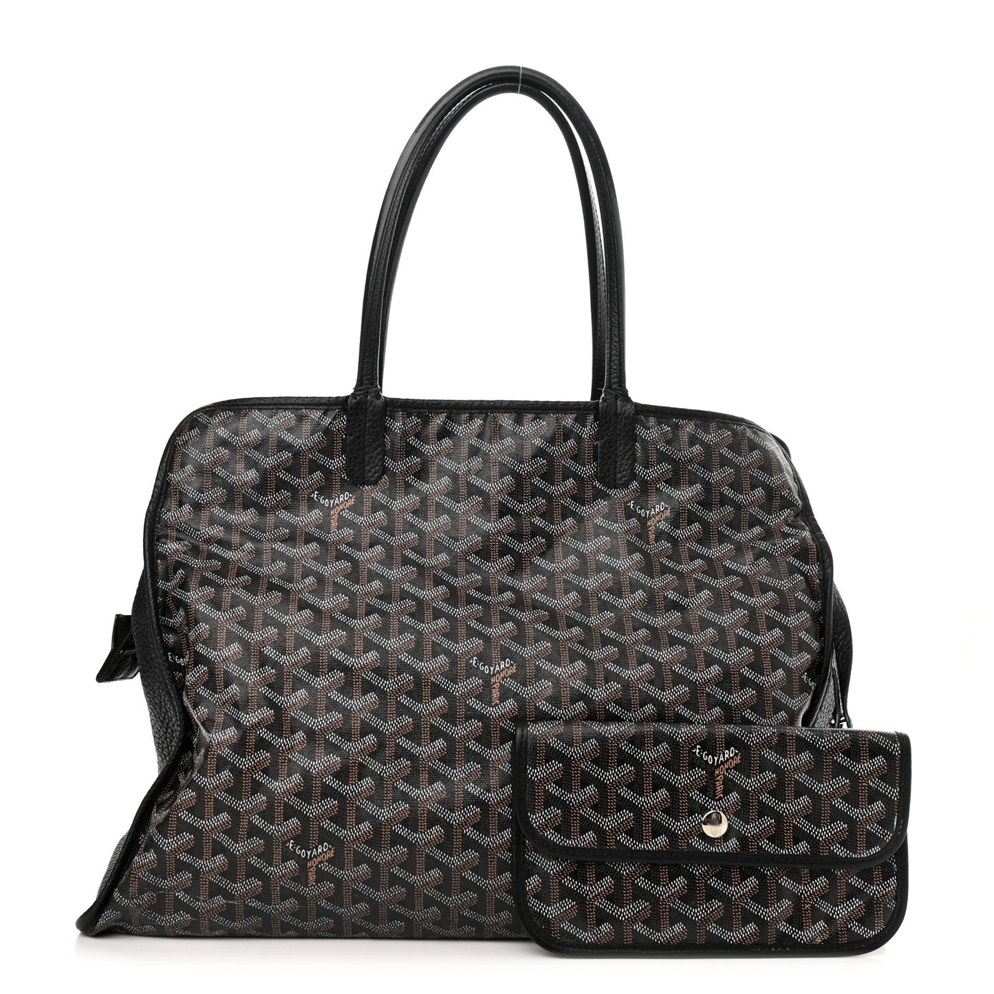 Goyardine Sac Hardy Pet Carrier PM Black
