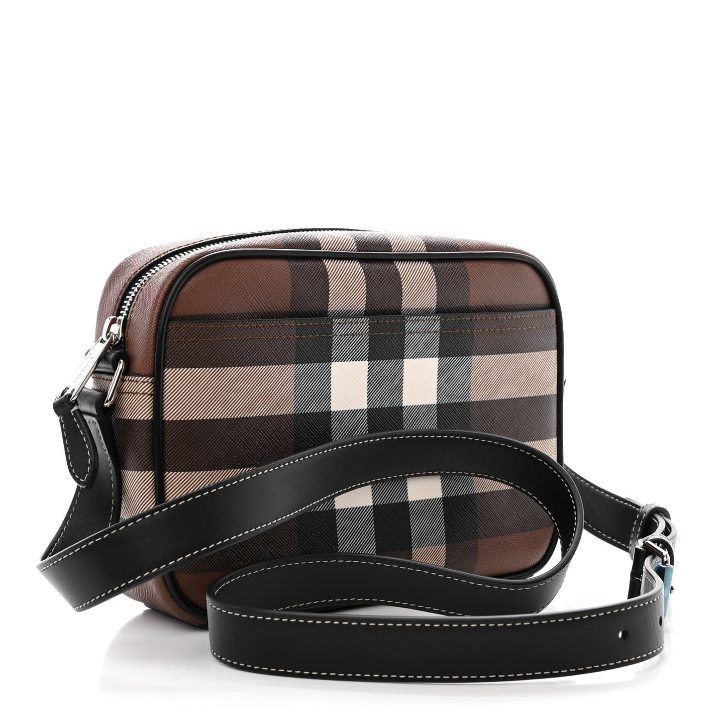 Canvas Check Paddy Messenger Birch Brown