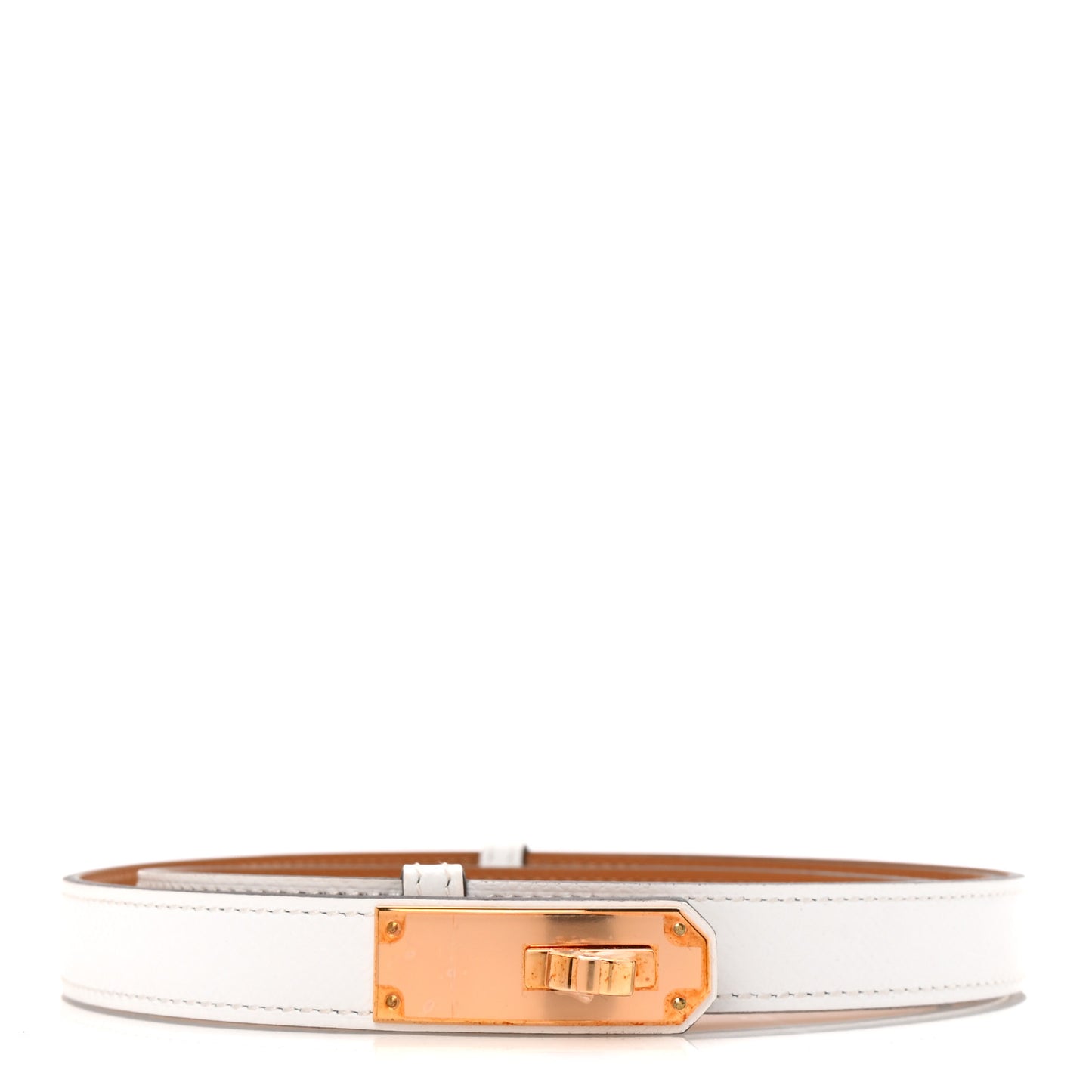 Epsom Kelly Belt White