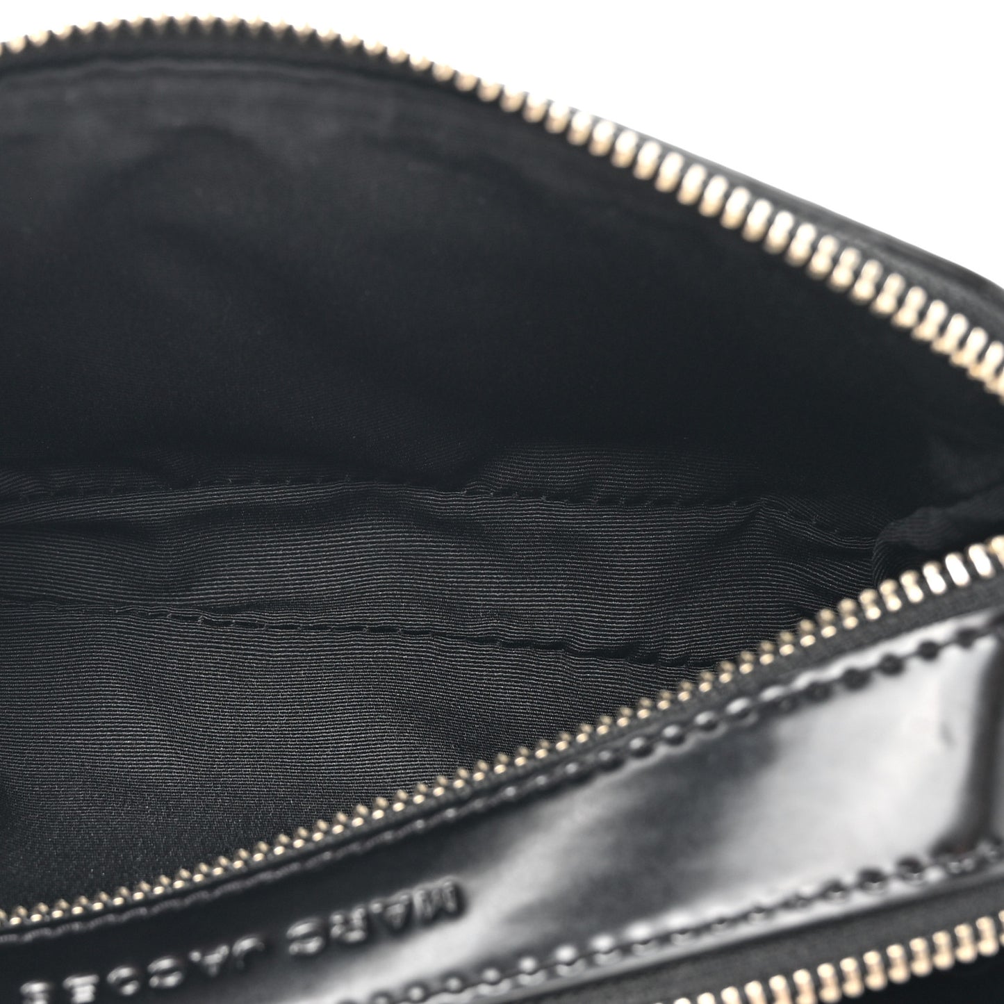 Calfskin Pierced Small Snapshot Camera Bag Black