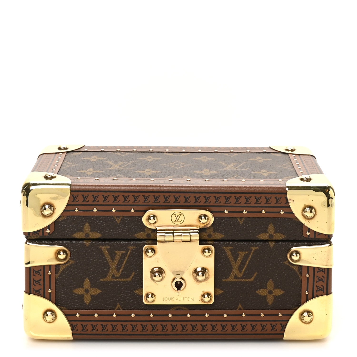 LOUIS VUITTON アクセサリーケース Louis Vuitton Monogram Coffret Tresor 20 Jewelry Case 1779391