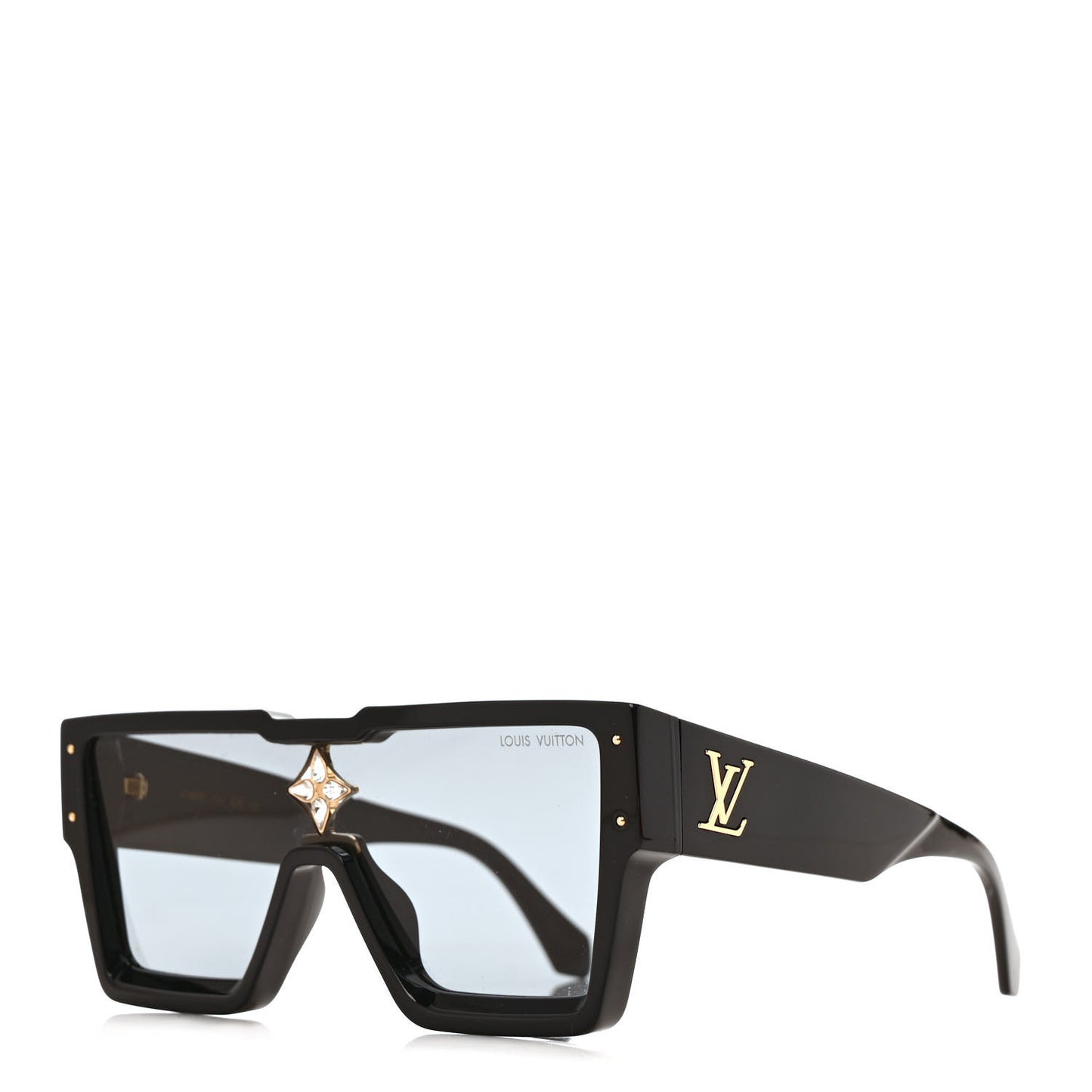 Acetate Swarovski Crystal Cyclone Sunglasses Z1547E Black