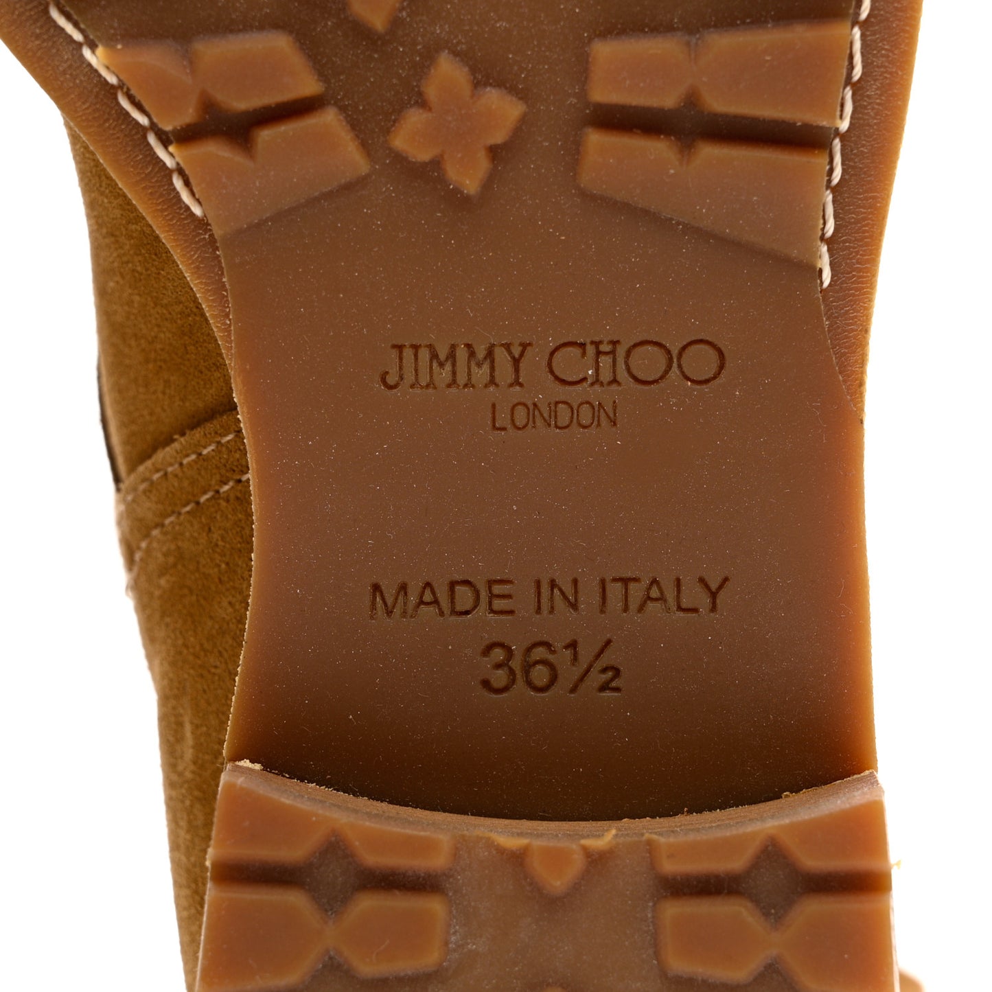 Suede Biker Boots 36.5 Tan