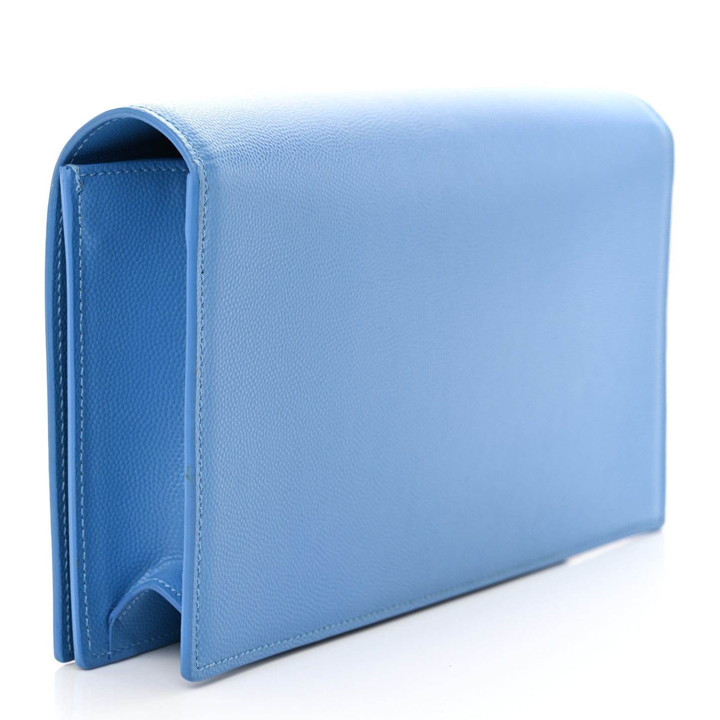 Grain De Poudre Classic Kate Monogram Clutch Blue Clair