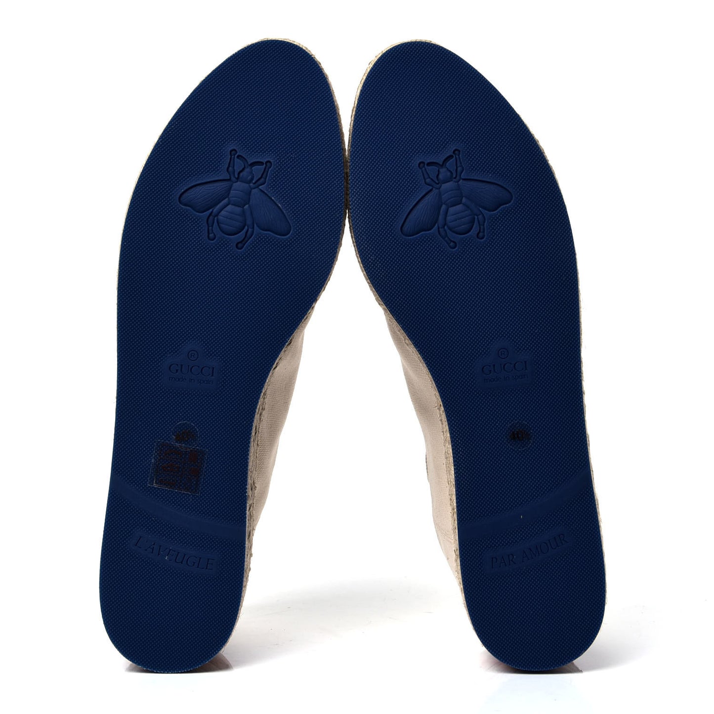 Canvas Logo Lace-Up Platform Espadrilles 40.5 Greggio Grege