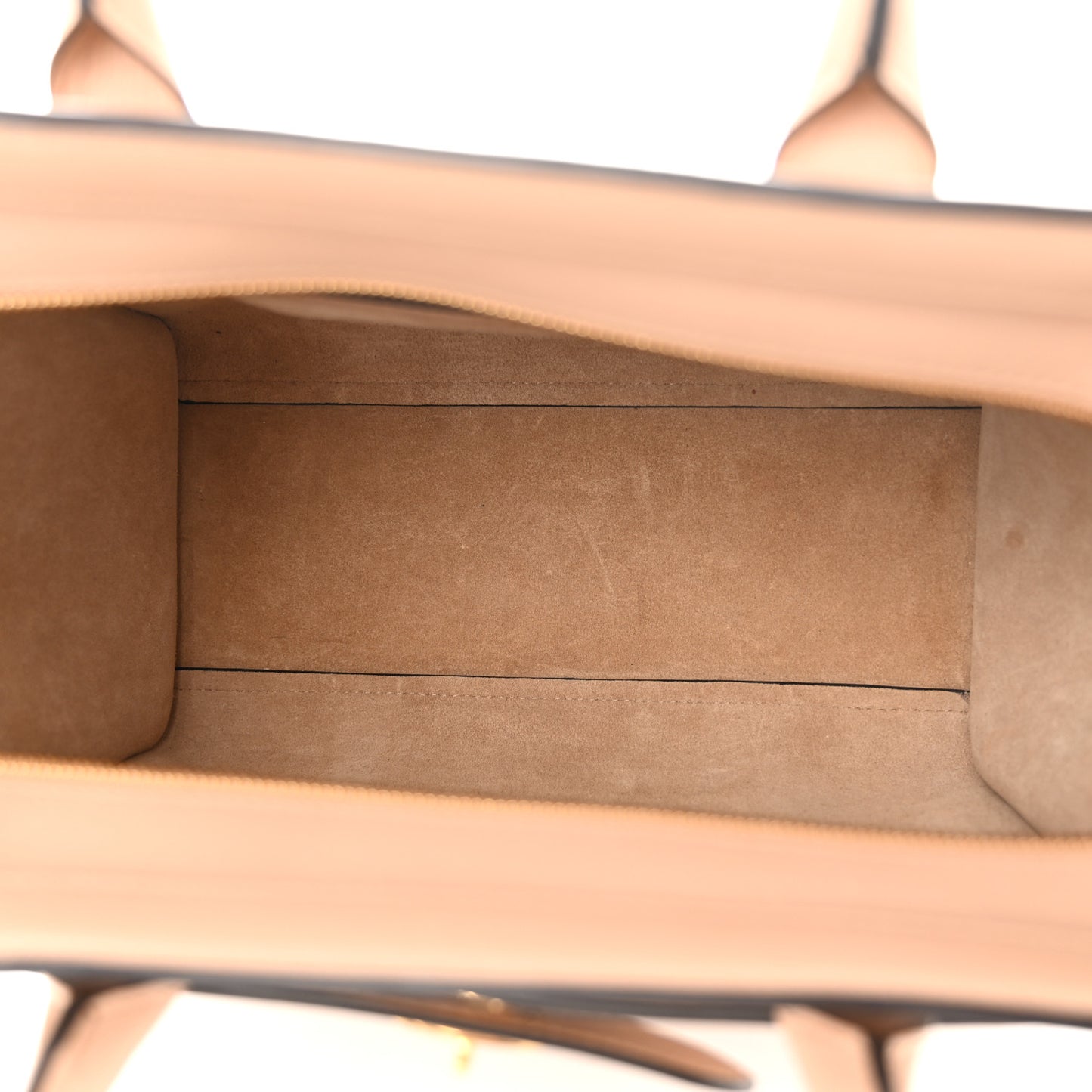 Micro Classic Grain Calfskin Small Bayswater Zip Tote Maple