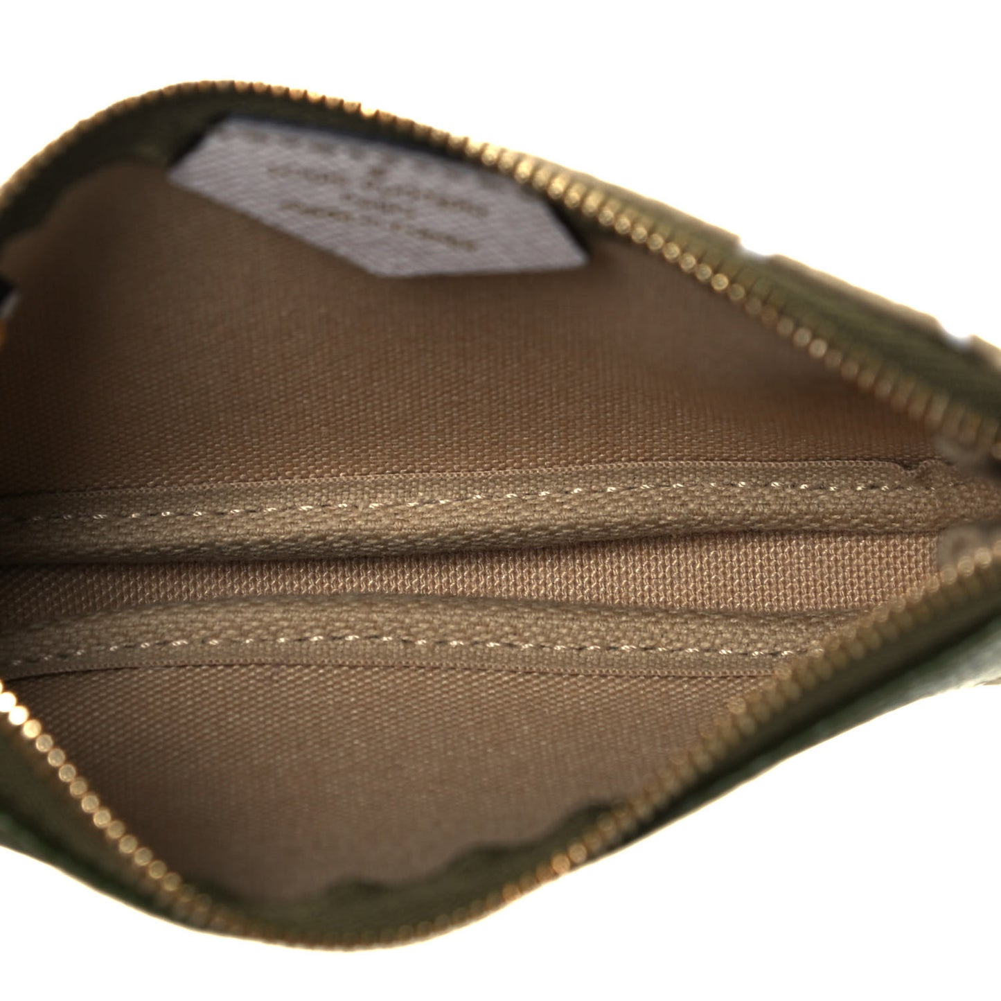 Monogram Giant Micro Pochette Accessories Kaki White
