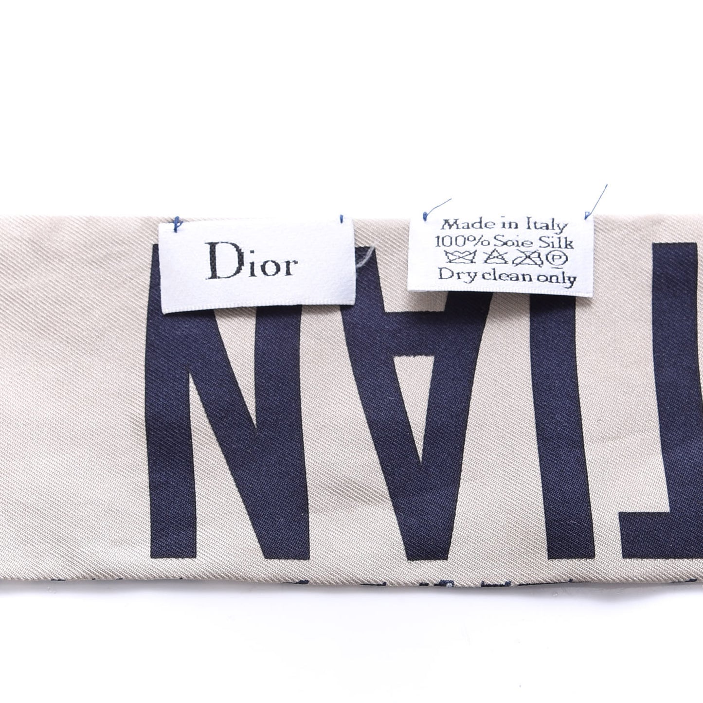 Silk Oblique Mitzah Scarf Blue