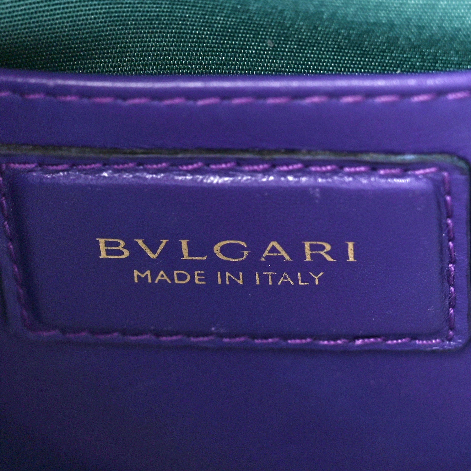 Bulgari Calfskin Serpenti Forever Crossbody Bag Amethyst 7 of 12