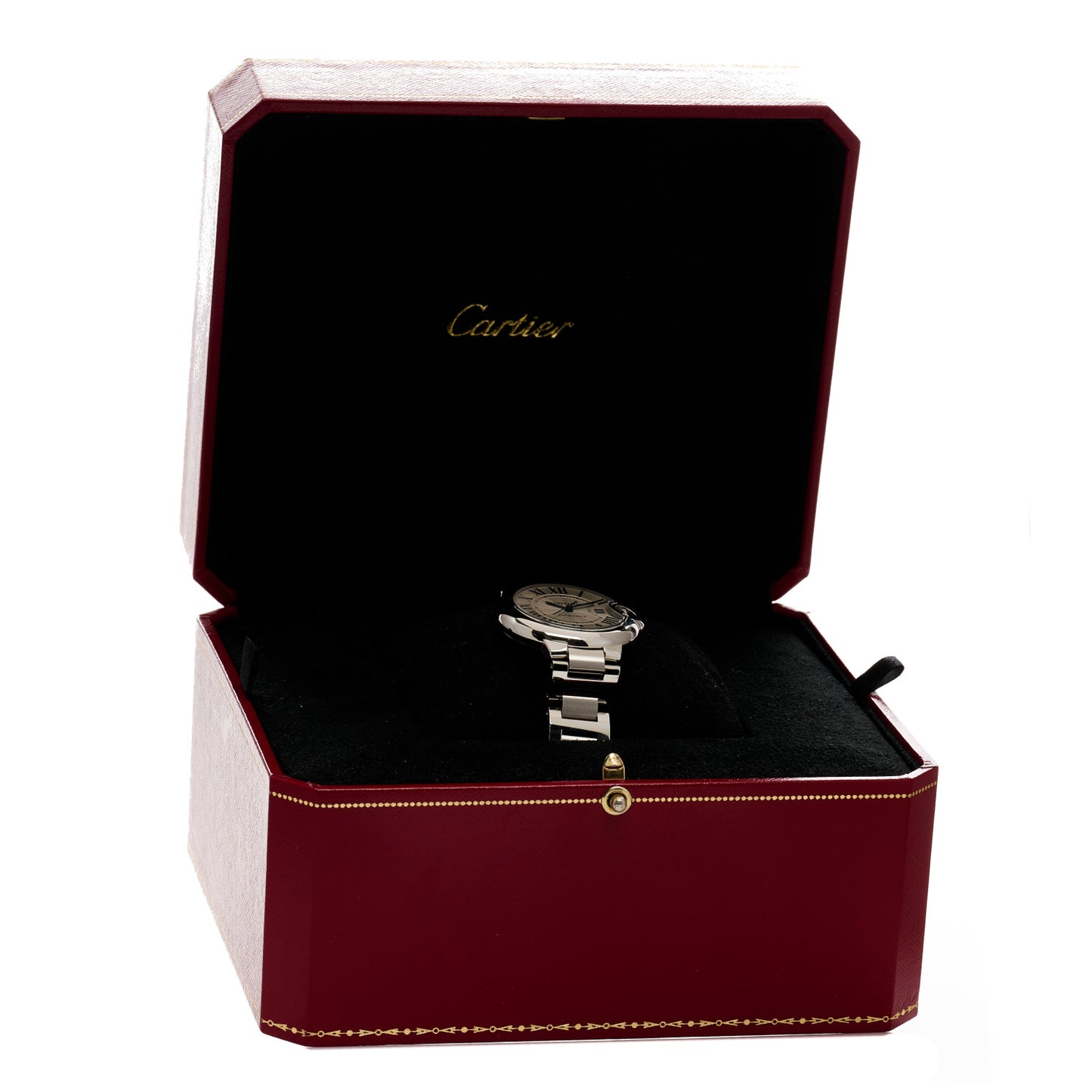 Stainless Steel 33mm Ballon Bleu De Cartier Automatic Watch