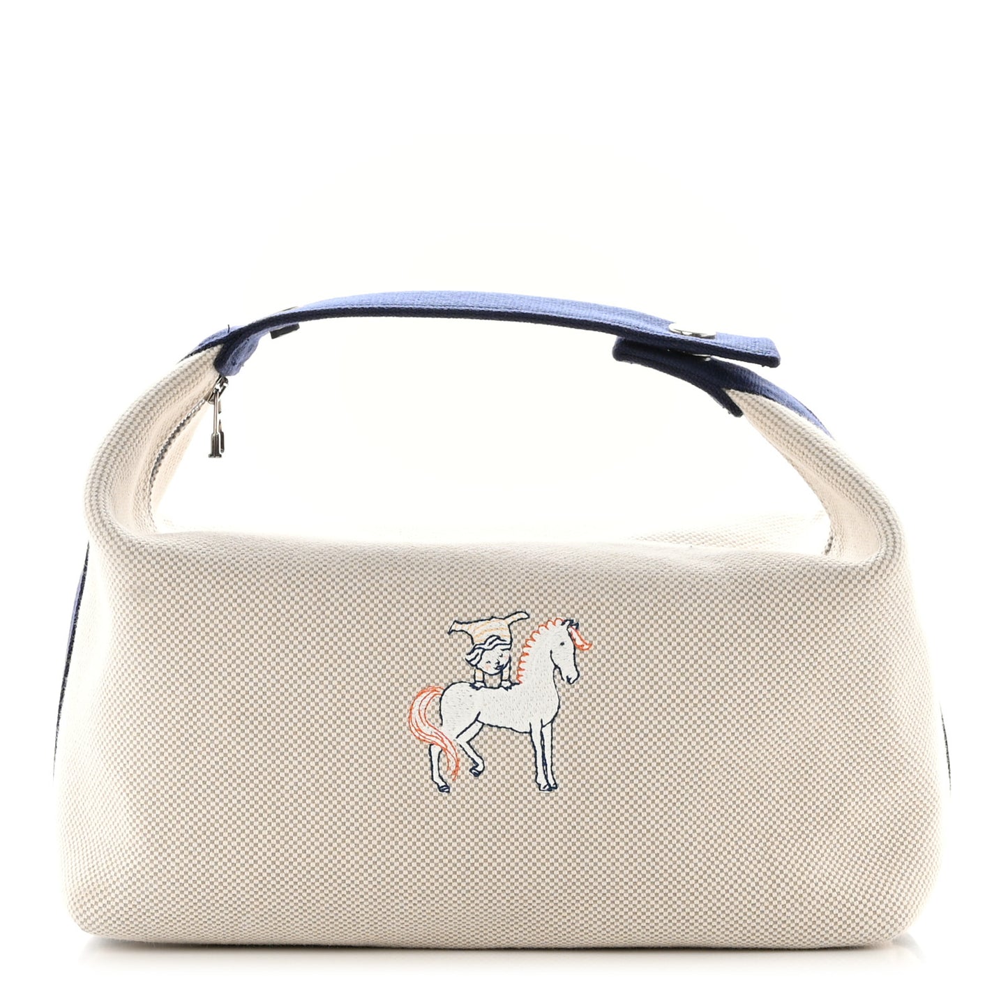 Canvas Large Bride-A-Brac Cabriole Case Gris Perle