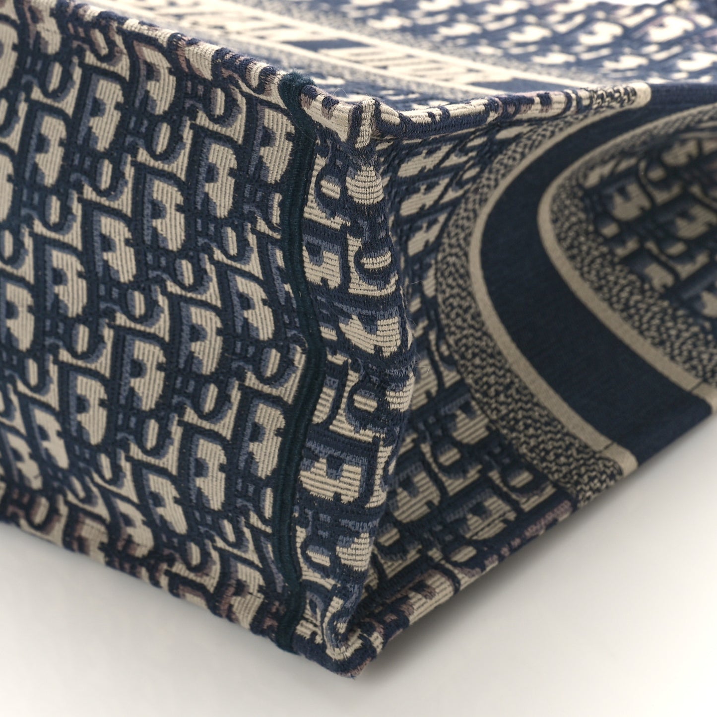 Oblique Medium Book Tote Blue Multicolor