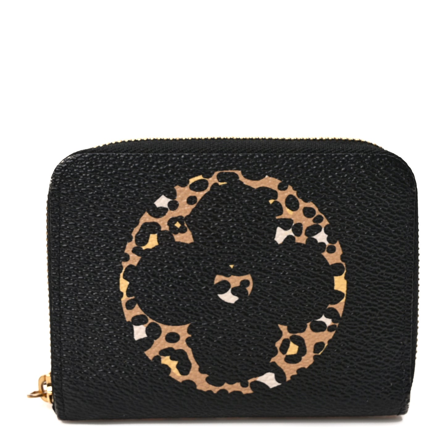 Monogram Giant Jungle Zippy Coin Purse Black
