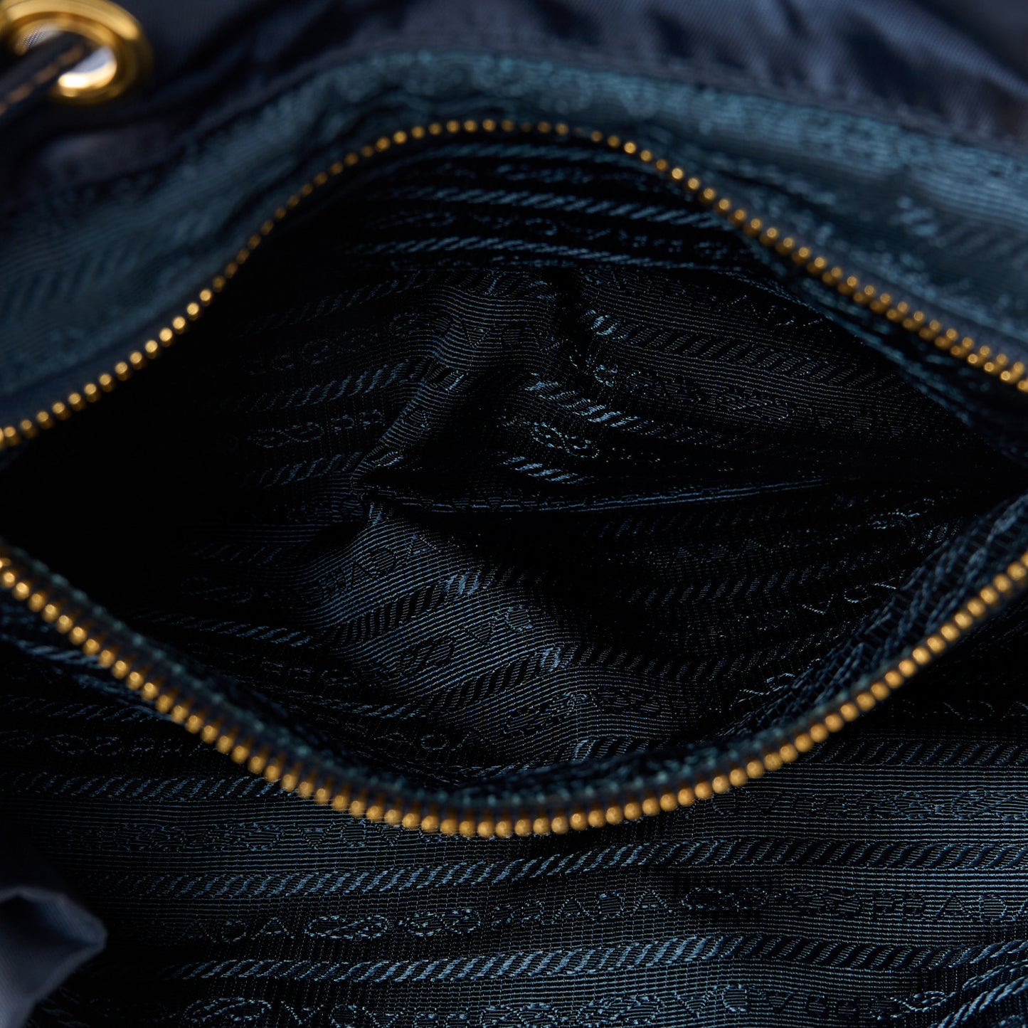Tessuto Nylon Saffiano Vela Backpack Bleu