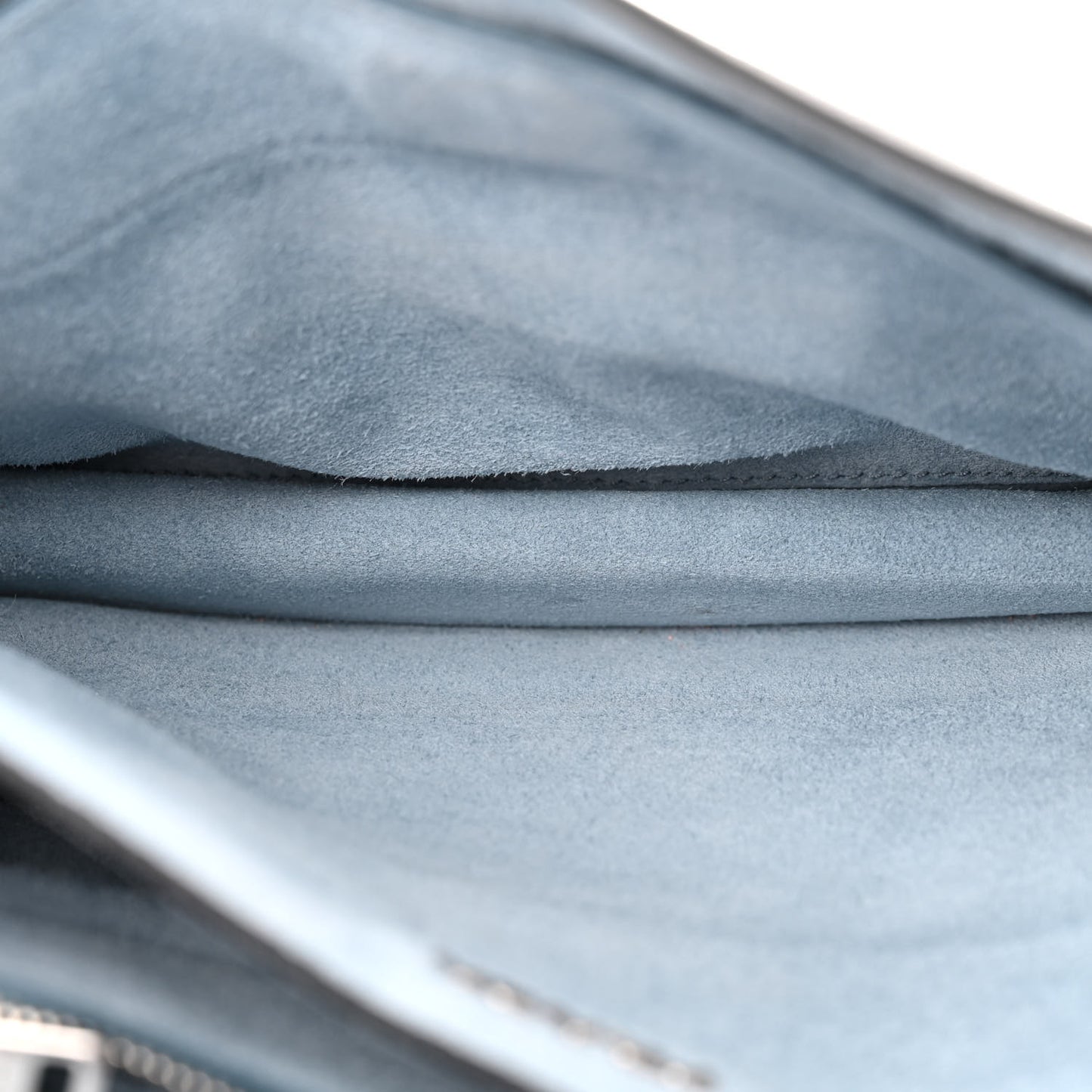 Glace Calfskin Large Soft Cahier Bag Black