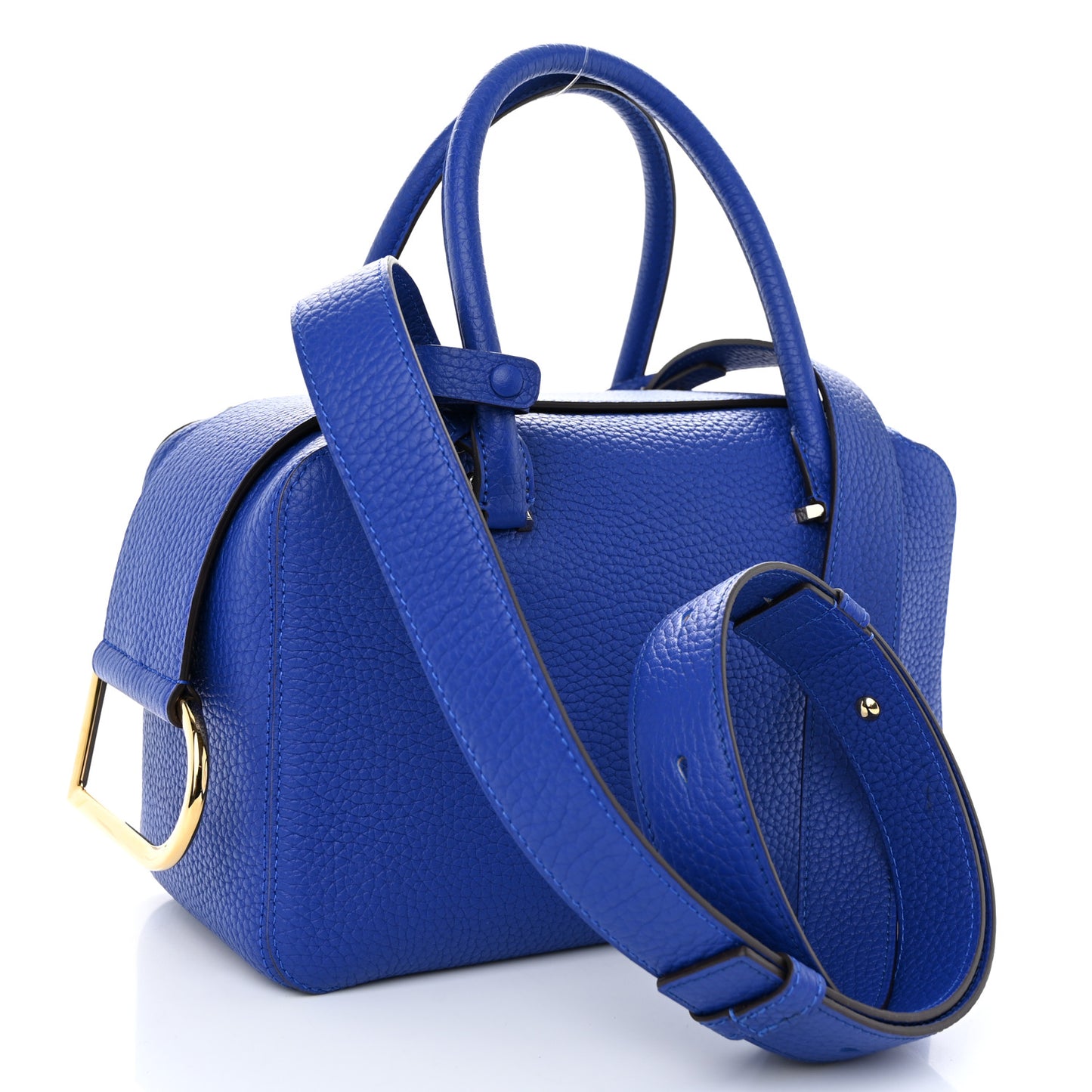 Taurillon Soft Cool Box MM Satchel Outremer